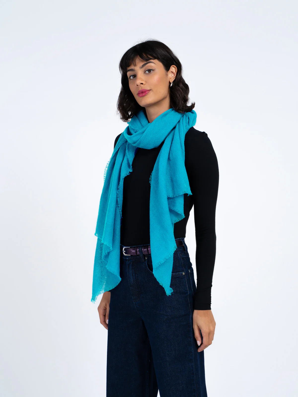 Cashmere Gauze Stole - Image 13