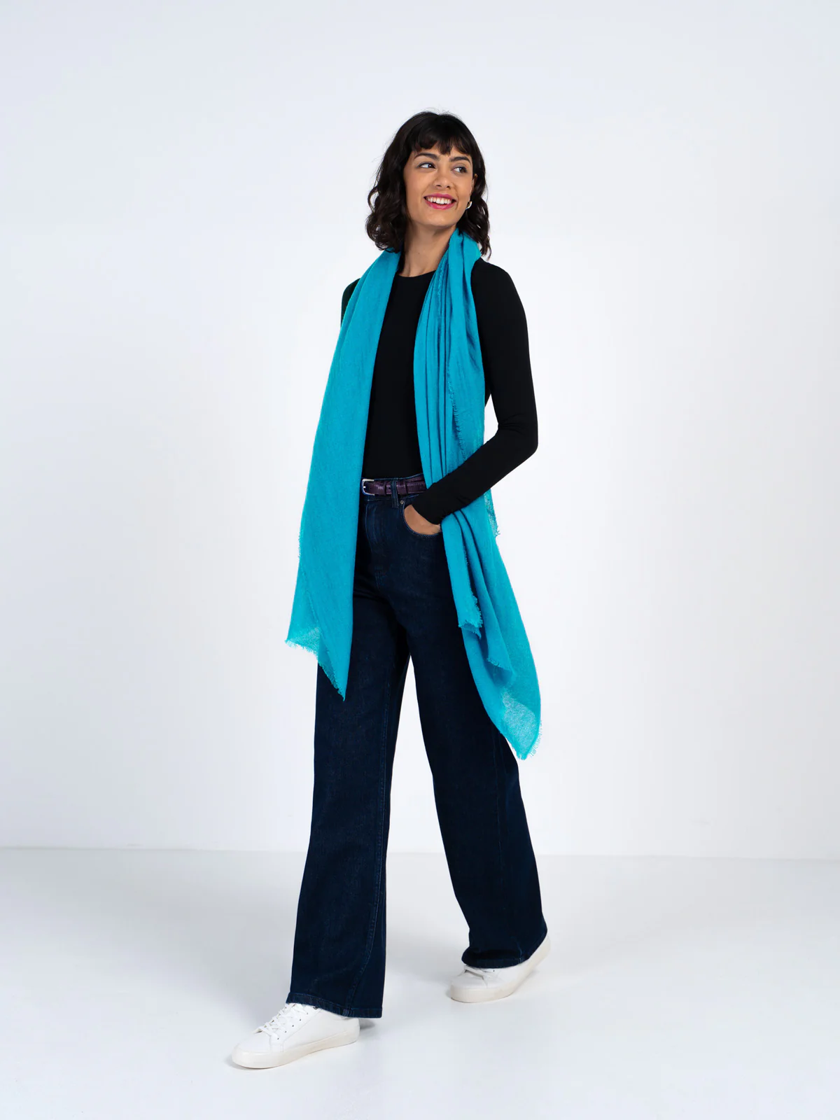 Cashmere Gauze Stole - Image 14