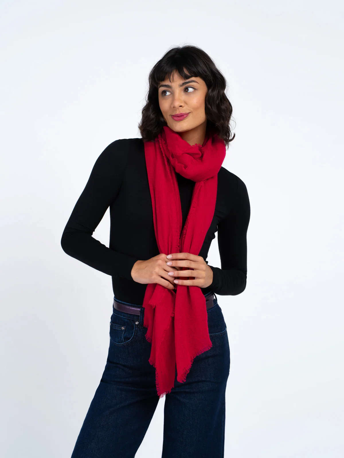 Cashmere Gauze Stole - Image 16