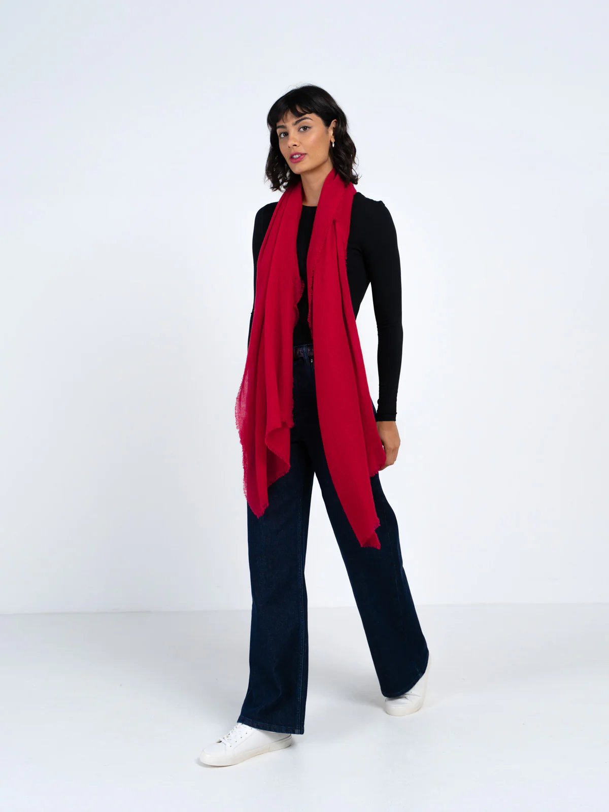 Cashmere Gauze Stole - Image 17