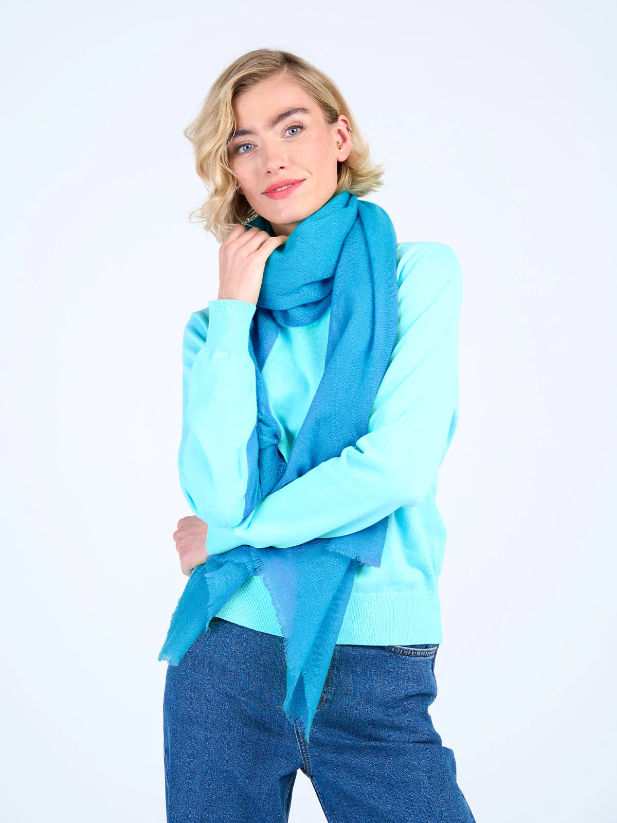 Cashmere Gauze Stole - Image 35