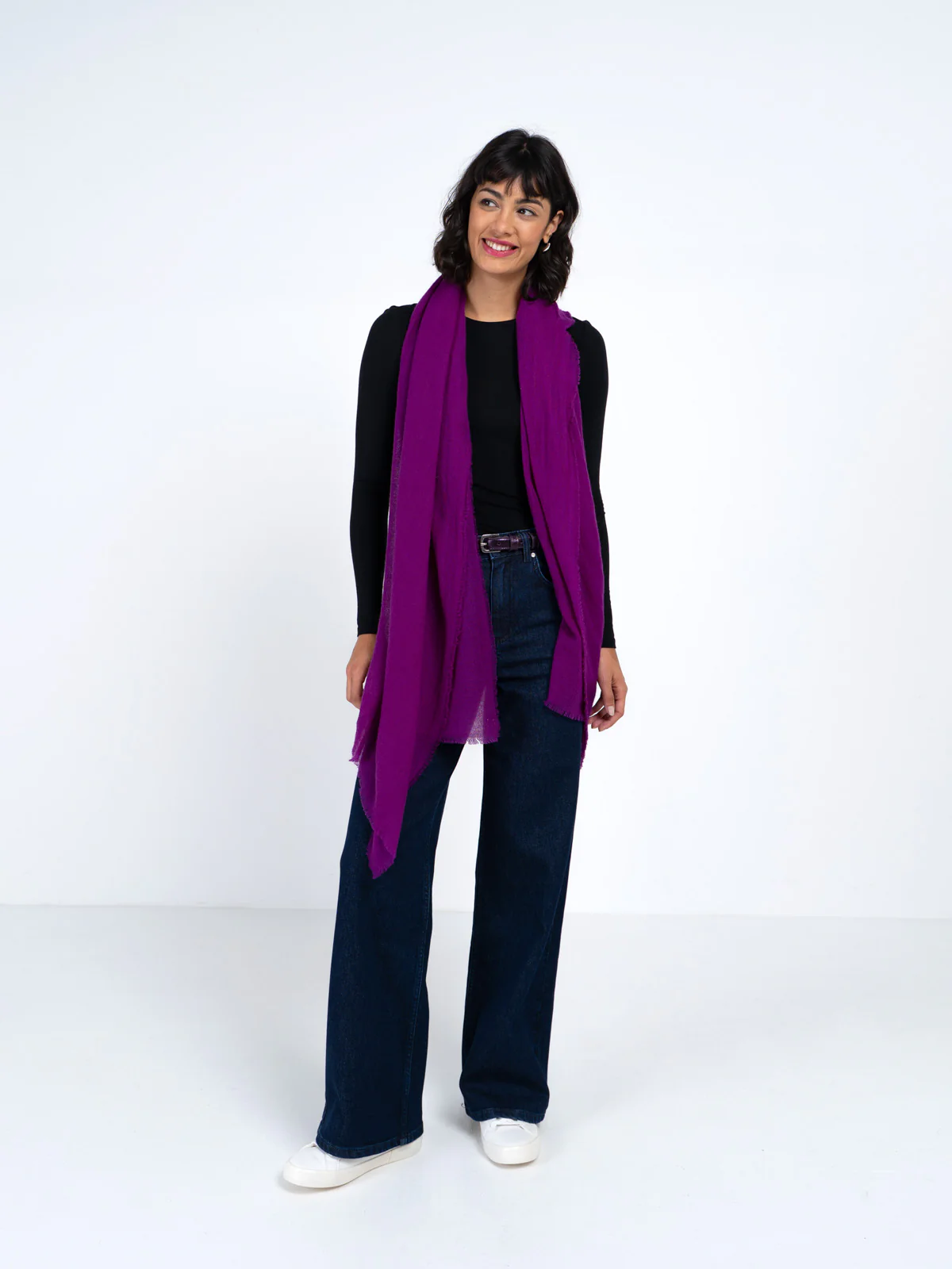 Cashmere Gauze Stole - Image 4