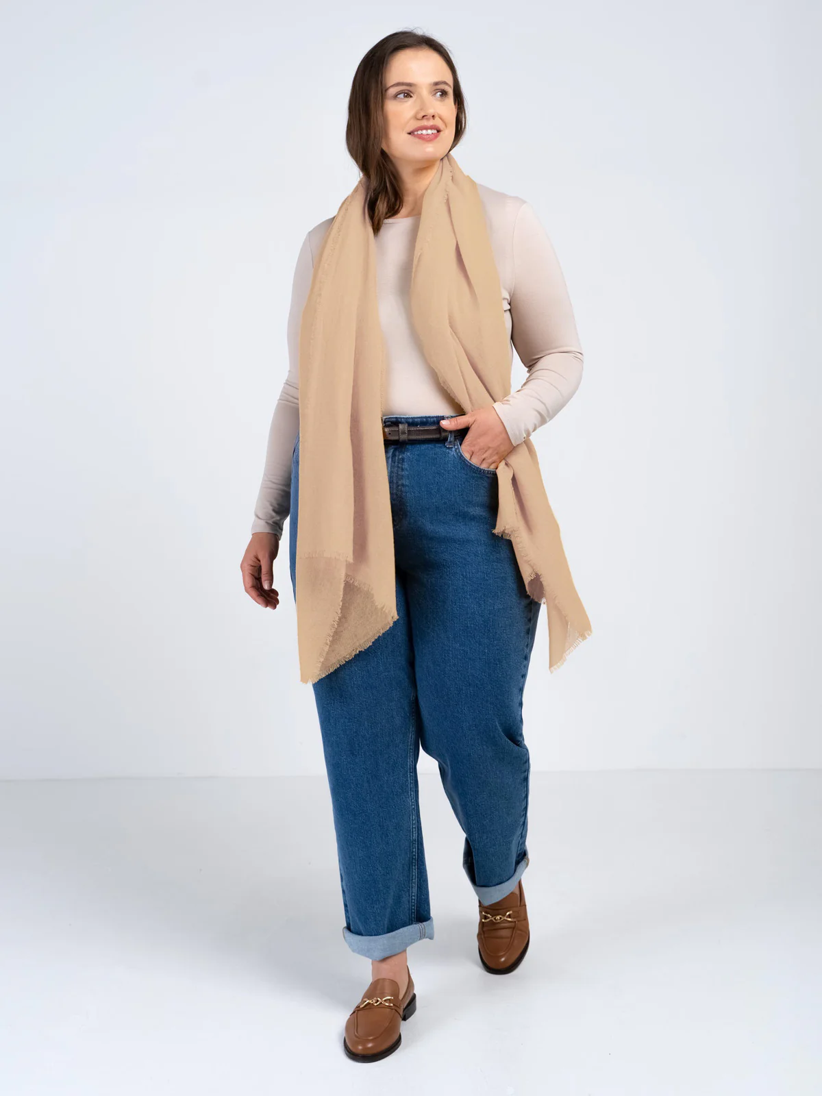 Cashmere Gauze Stole - Image 52