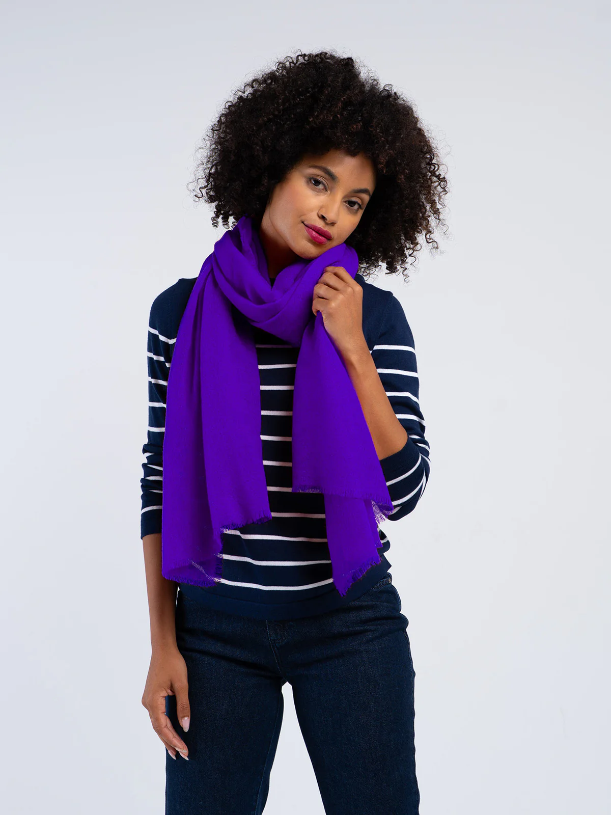 Cashmere Gauze Stole - Image 63