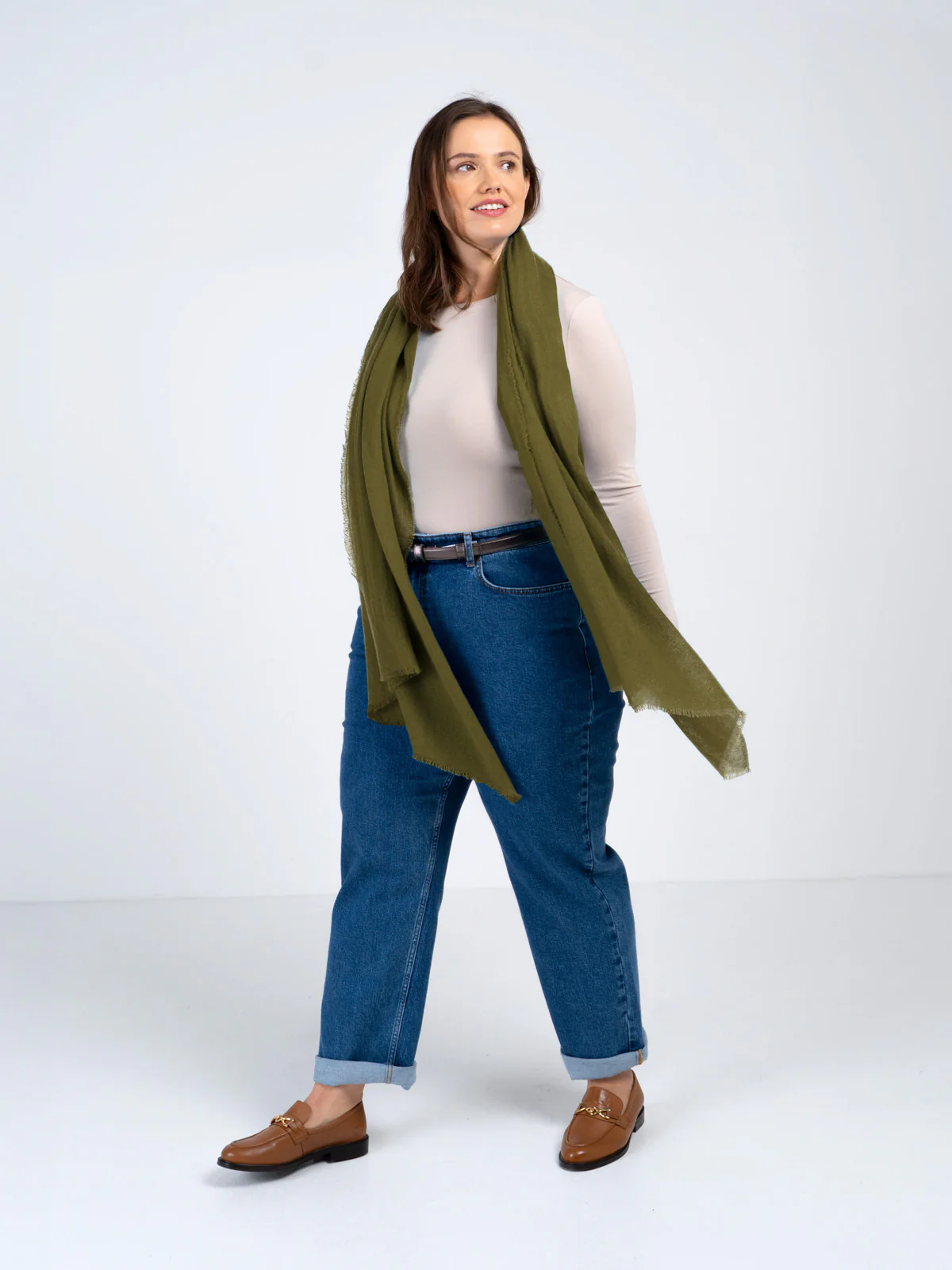 Cashmere Gauze Stole - Image 66
