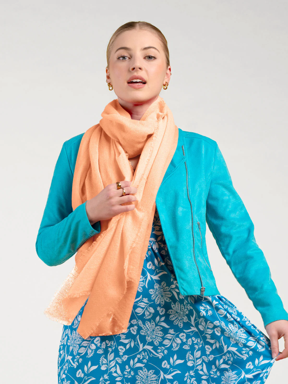 Cashmere Gauze Stole - Image 7