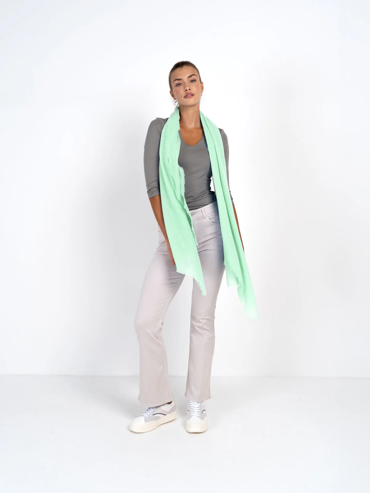 Cashmere Gauze Stole - Image 73