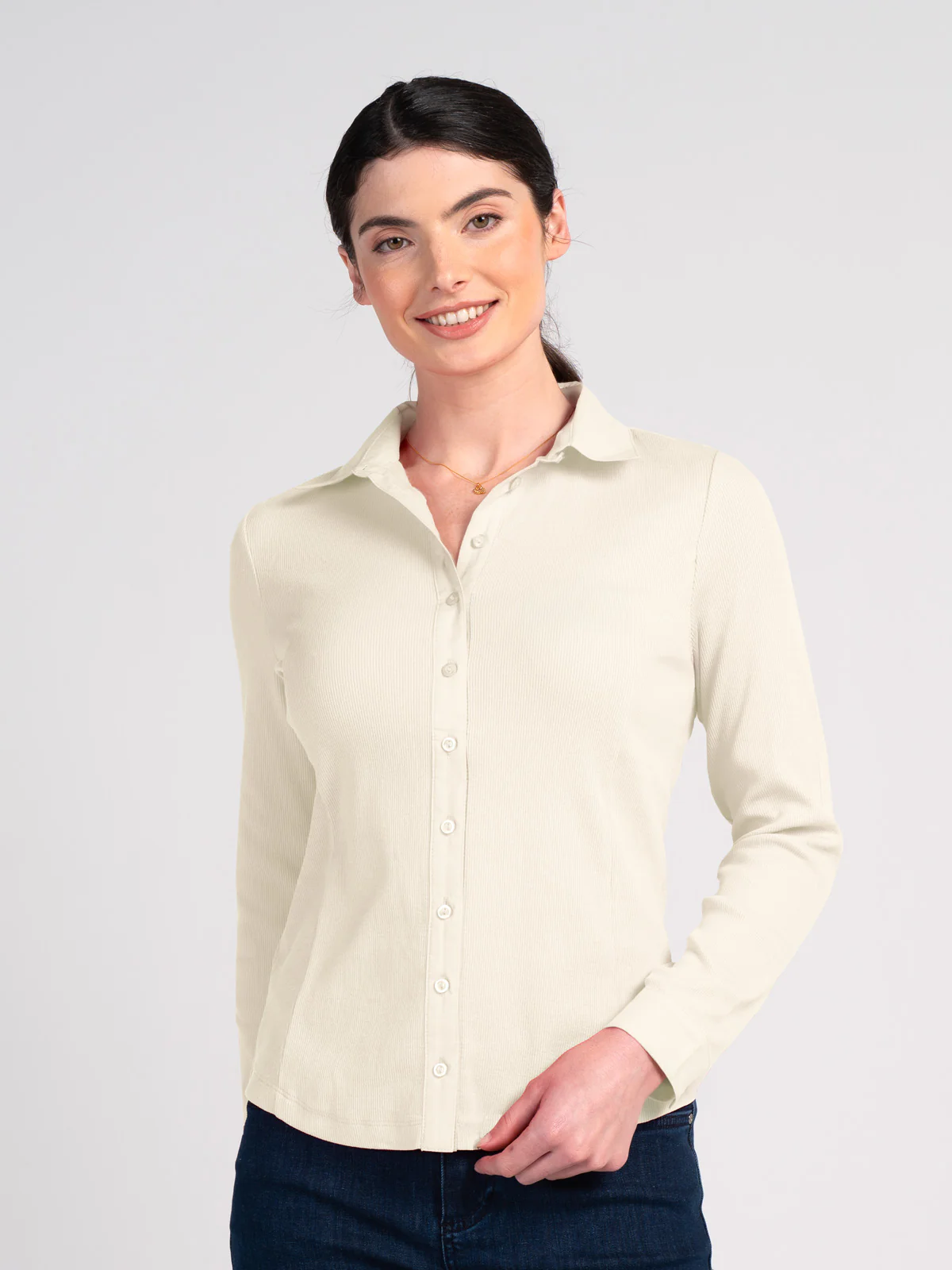 Cotton Rib Shirt - Image 12