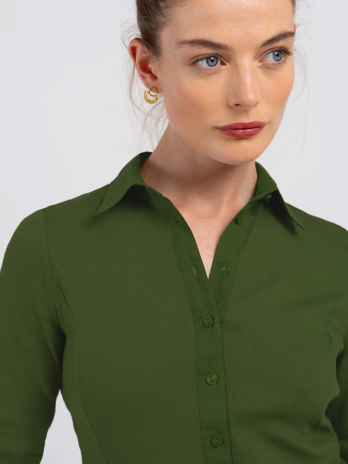 Cotton Rib Shirt - Image 18