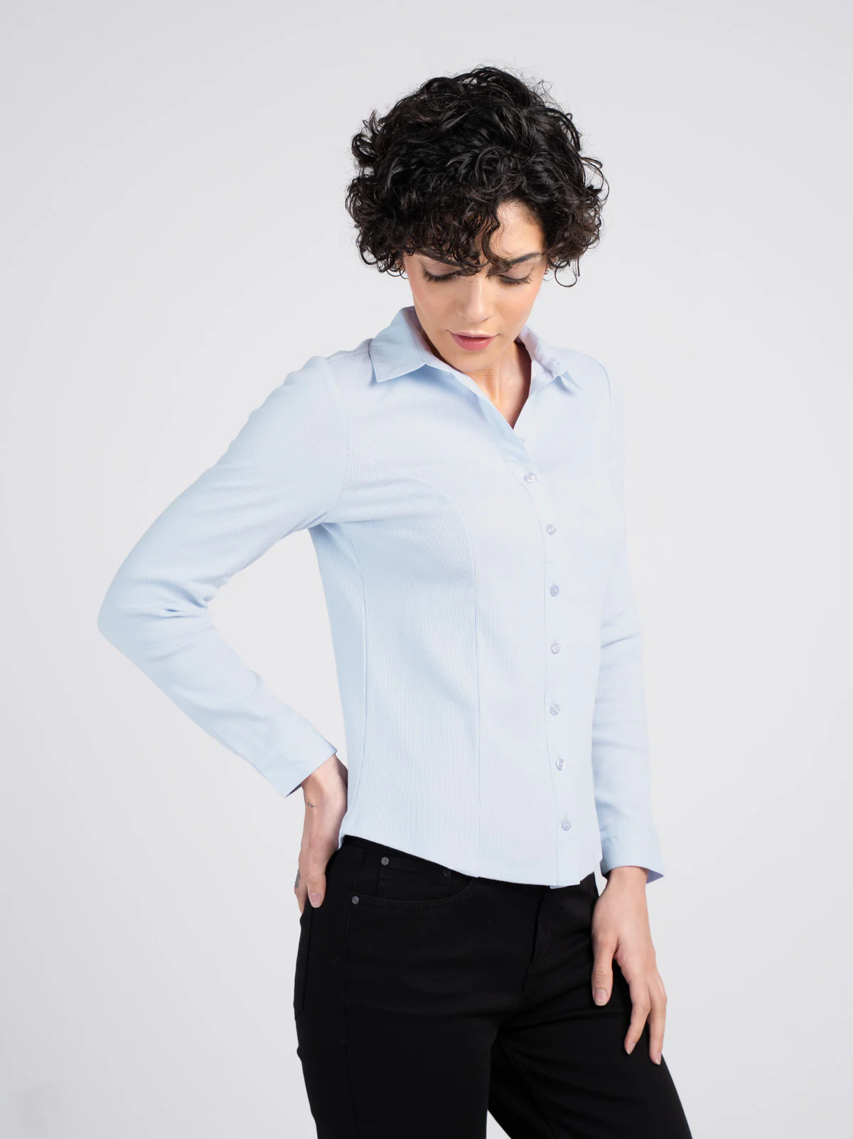 Cotton Rib Shirt - Image 28