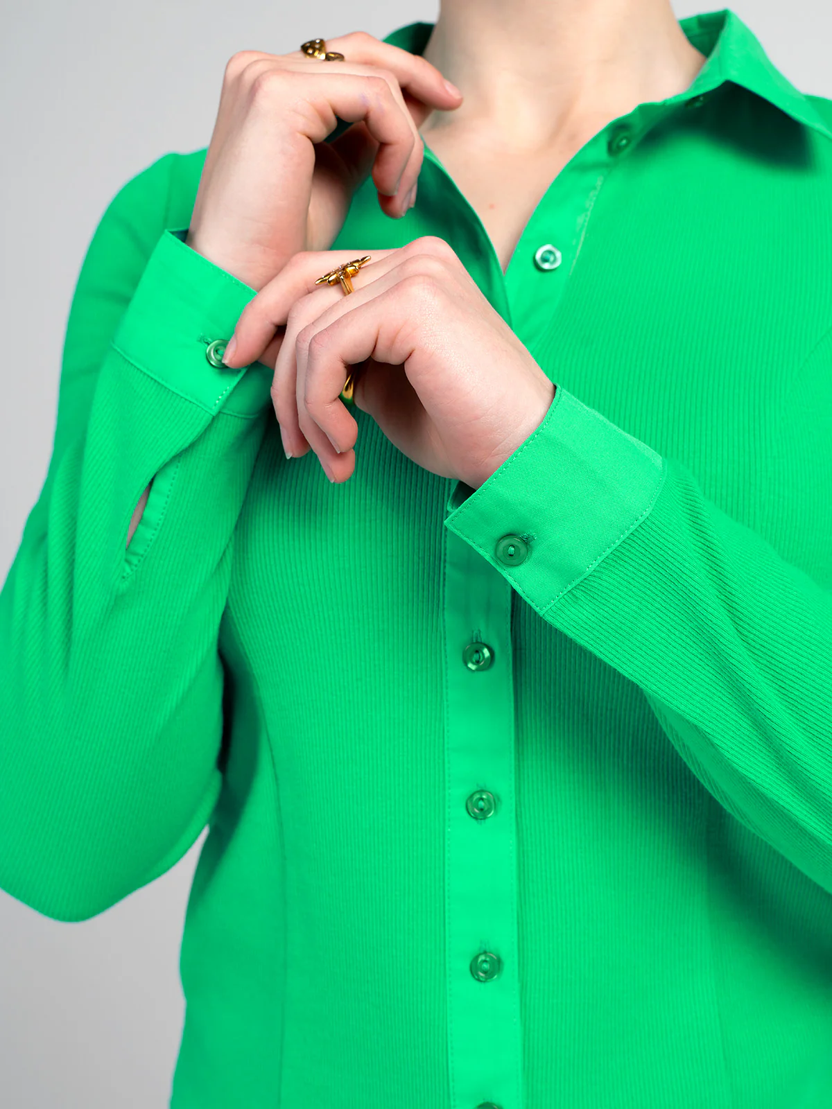 Cotton Rib Shirt - Image 35