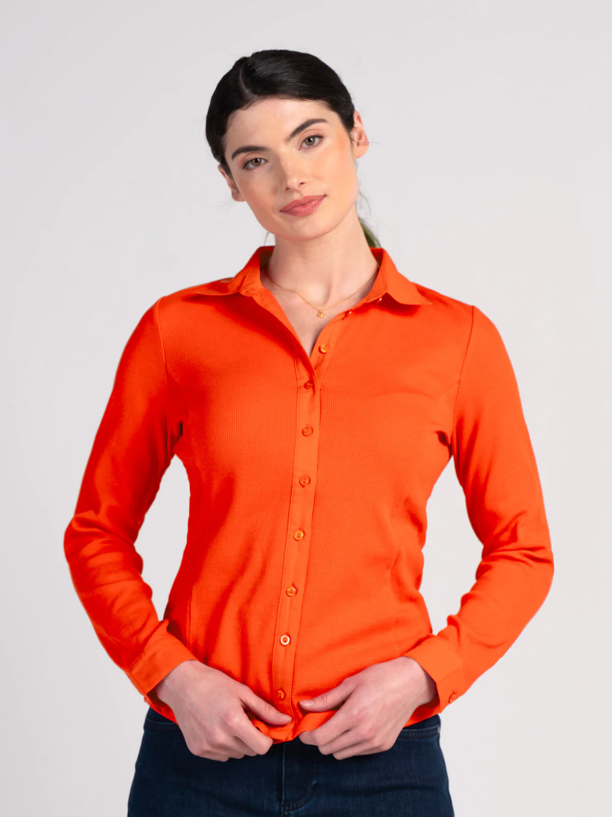 Cotton Rib Shirt - Image 37