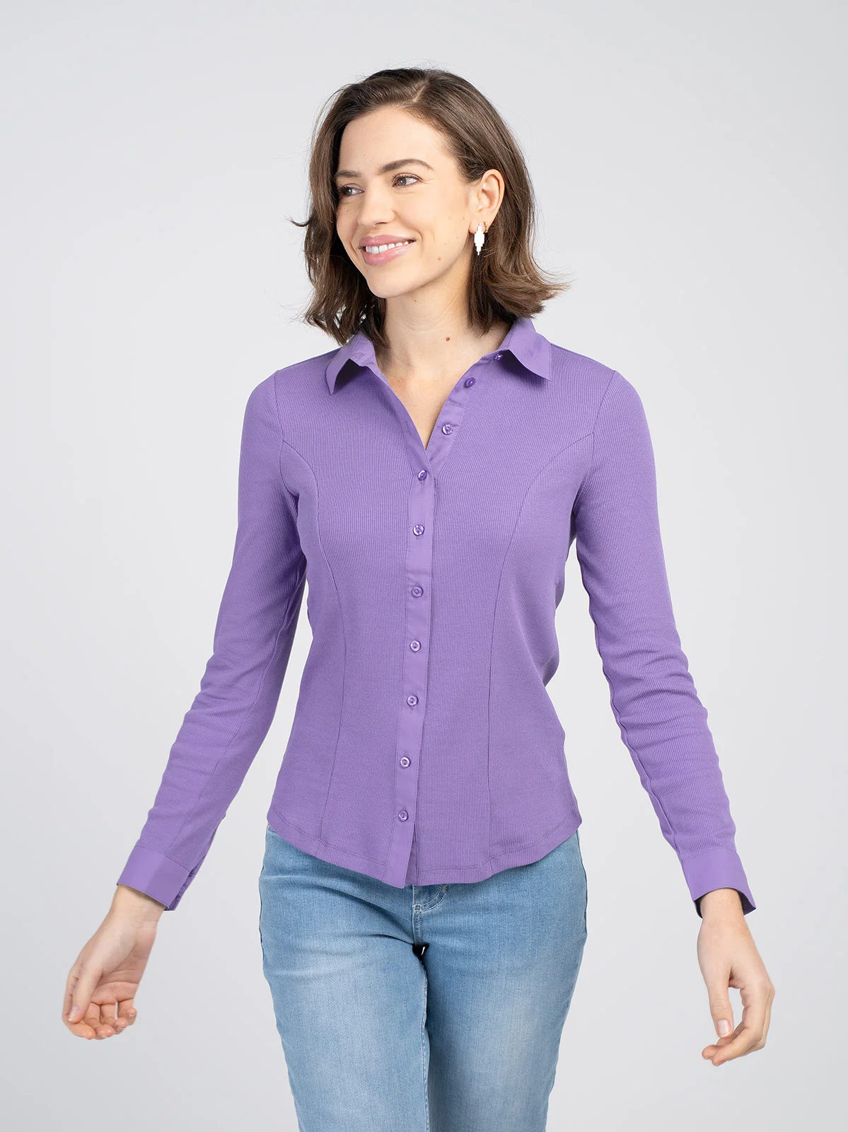 Cotton Rib Shirt - Image 43