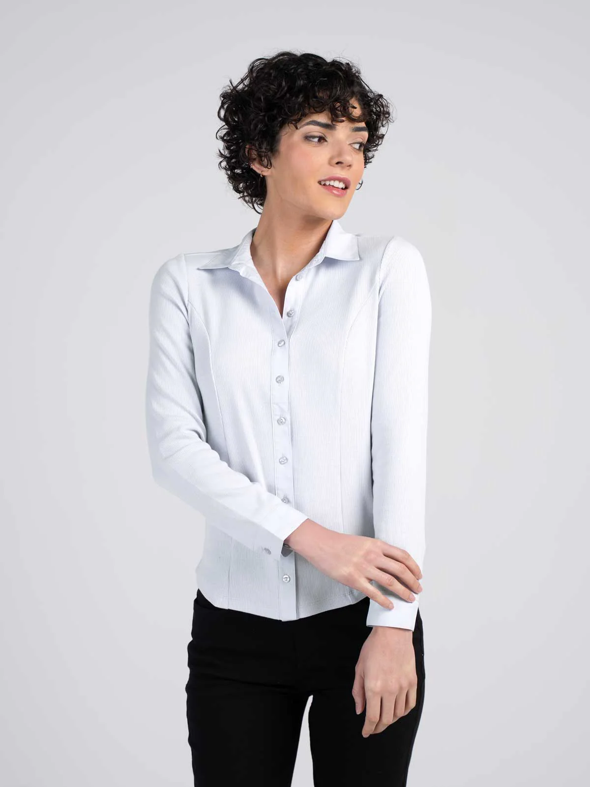 Cotton Rib Shirt - Image 8
