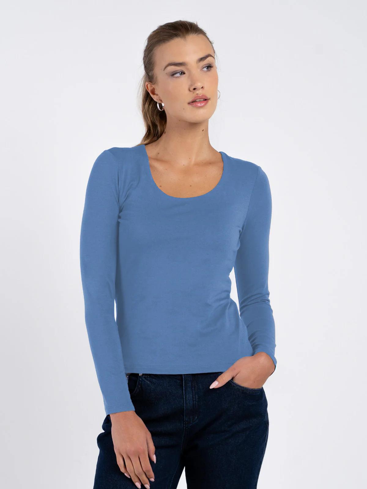 Darcey Scoop Long Sleeve - Image 13