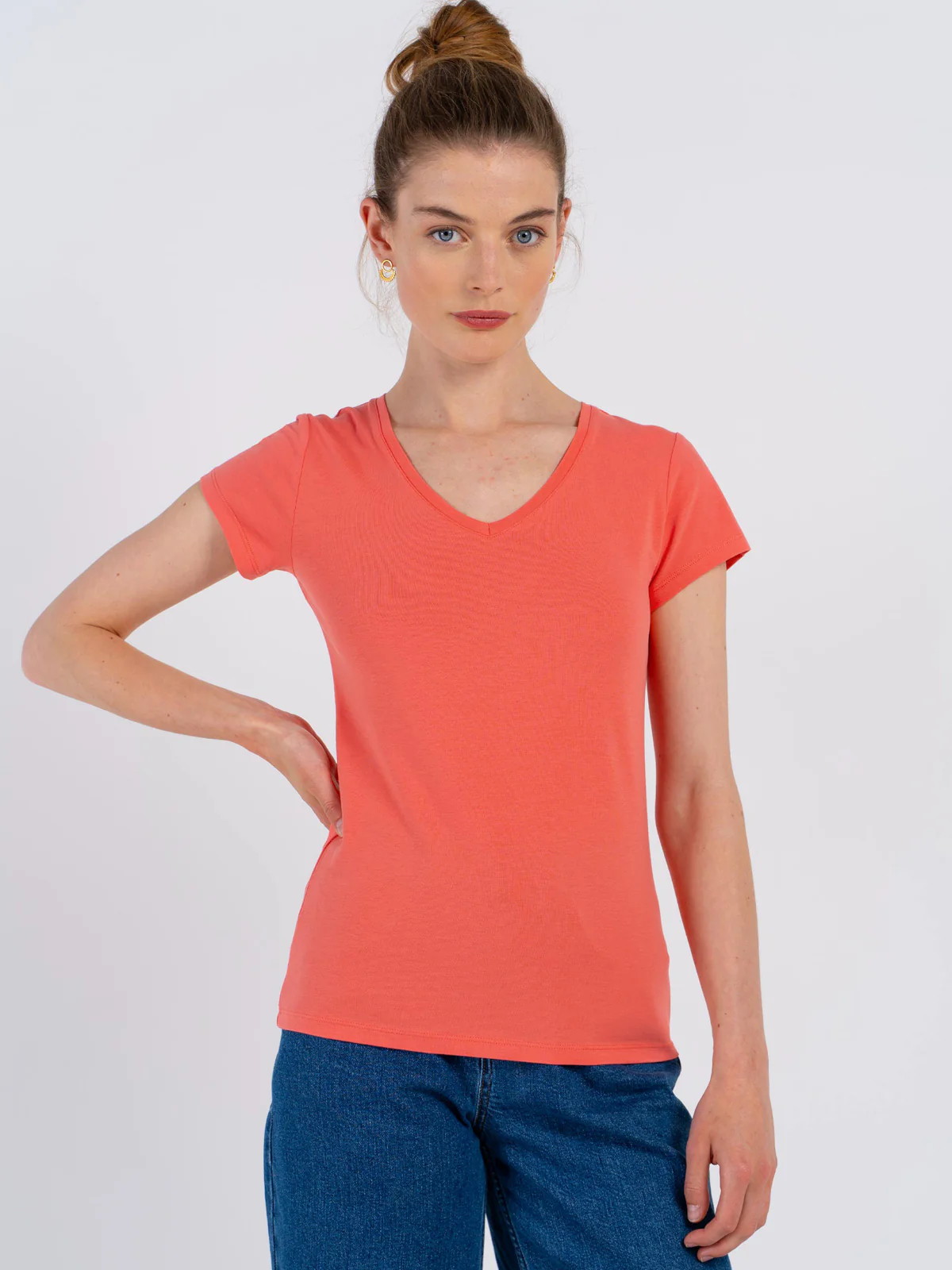 Everyday Cotton V Neck - Image 19
