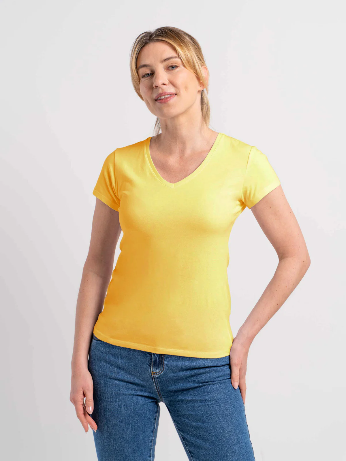 Everyday Cotton V Neck - Image 24