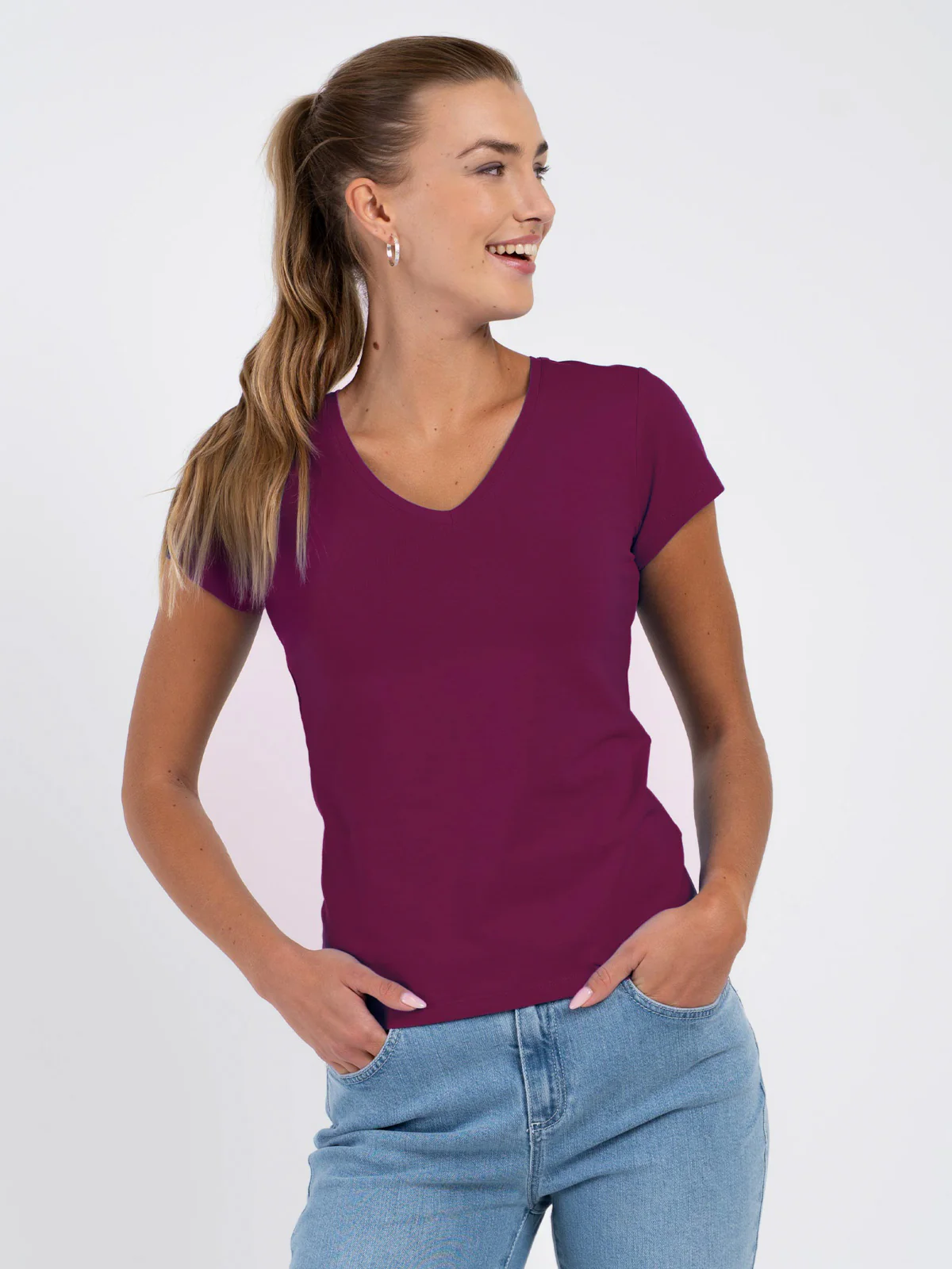 Everyday Cotton V Neck - Image 5