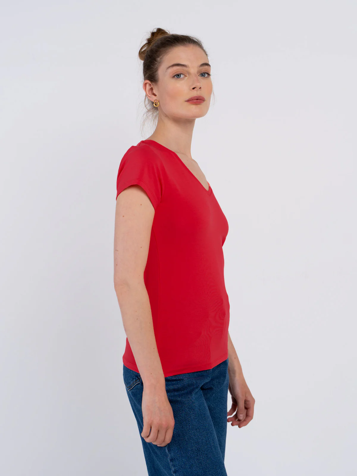 Everyday Cotton V Neck - Image 55