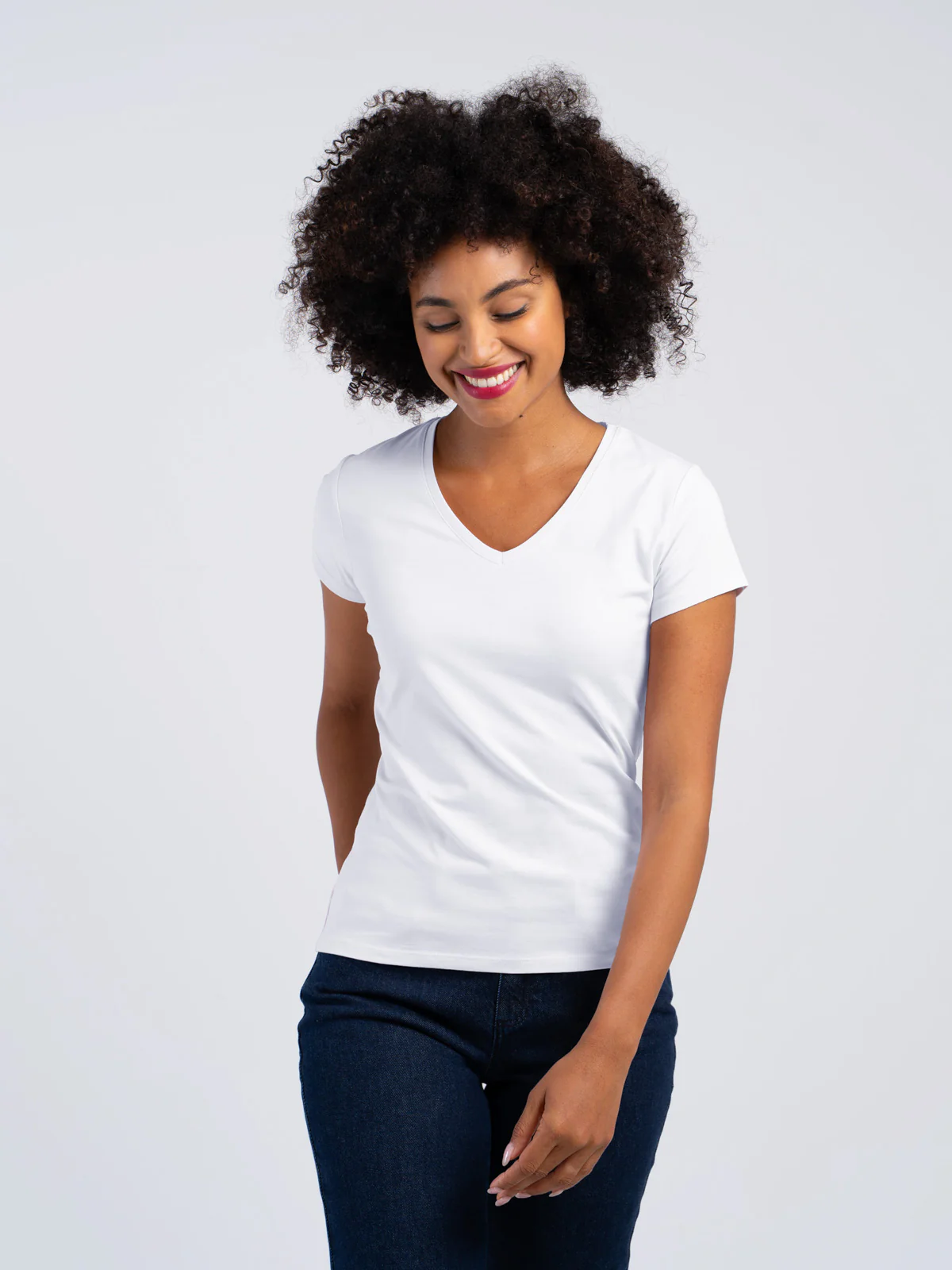Everyday Cotton V Neck - Image 58