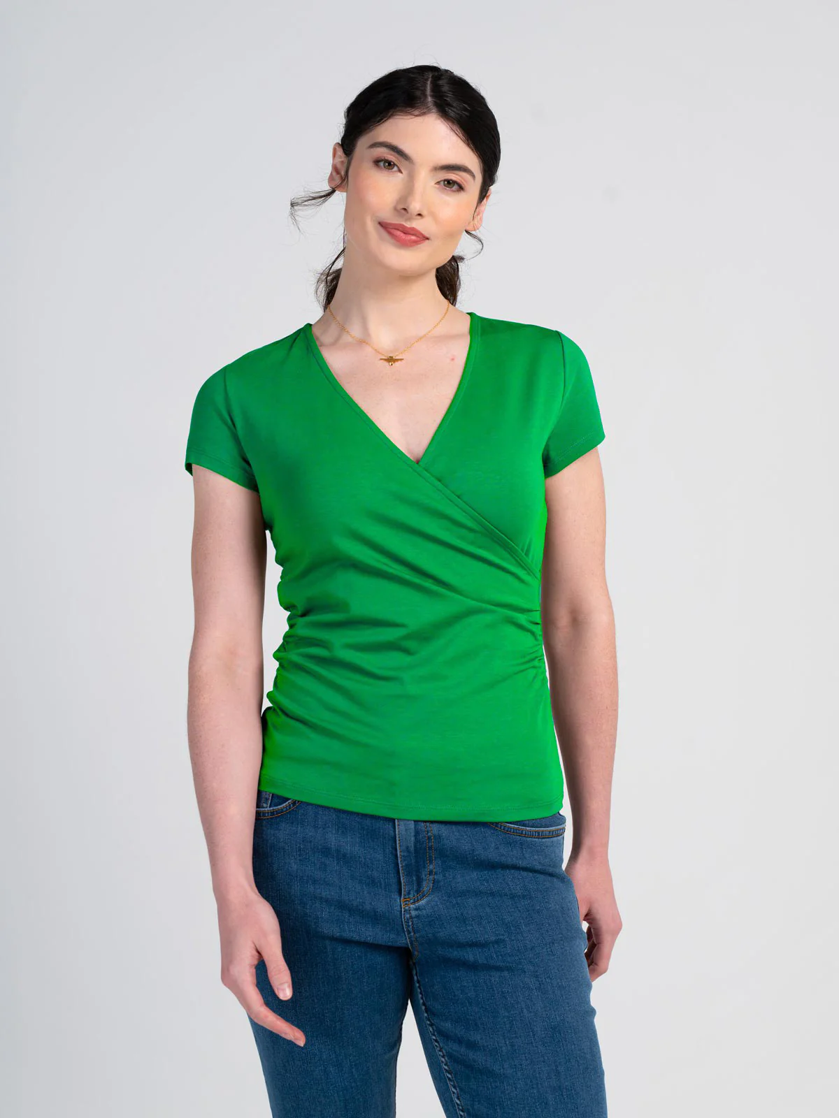 Faux Wrap Cap Sleeve - Image 25