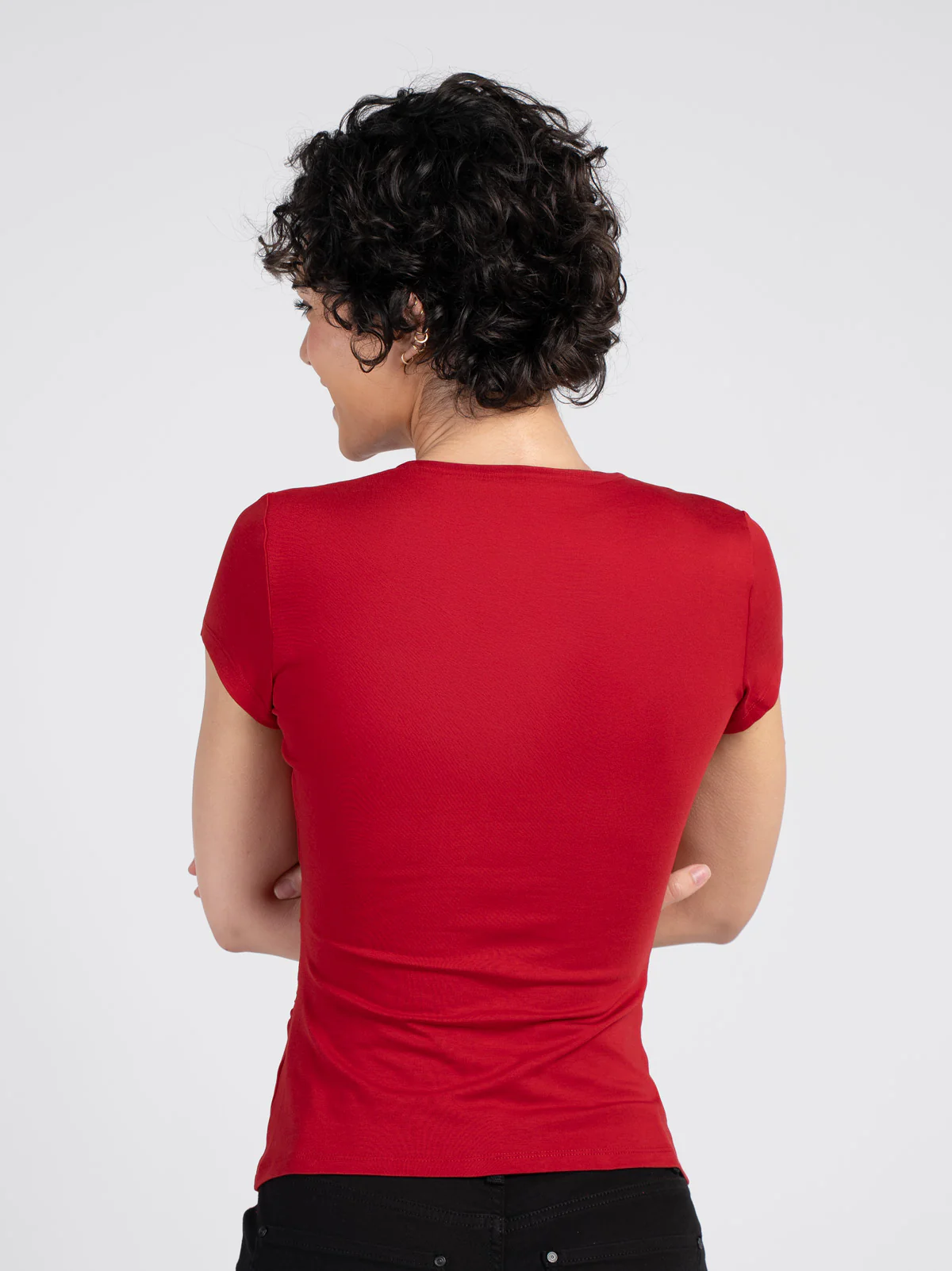 Faux Wrap Cap Sleeve - Image 32