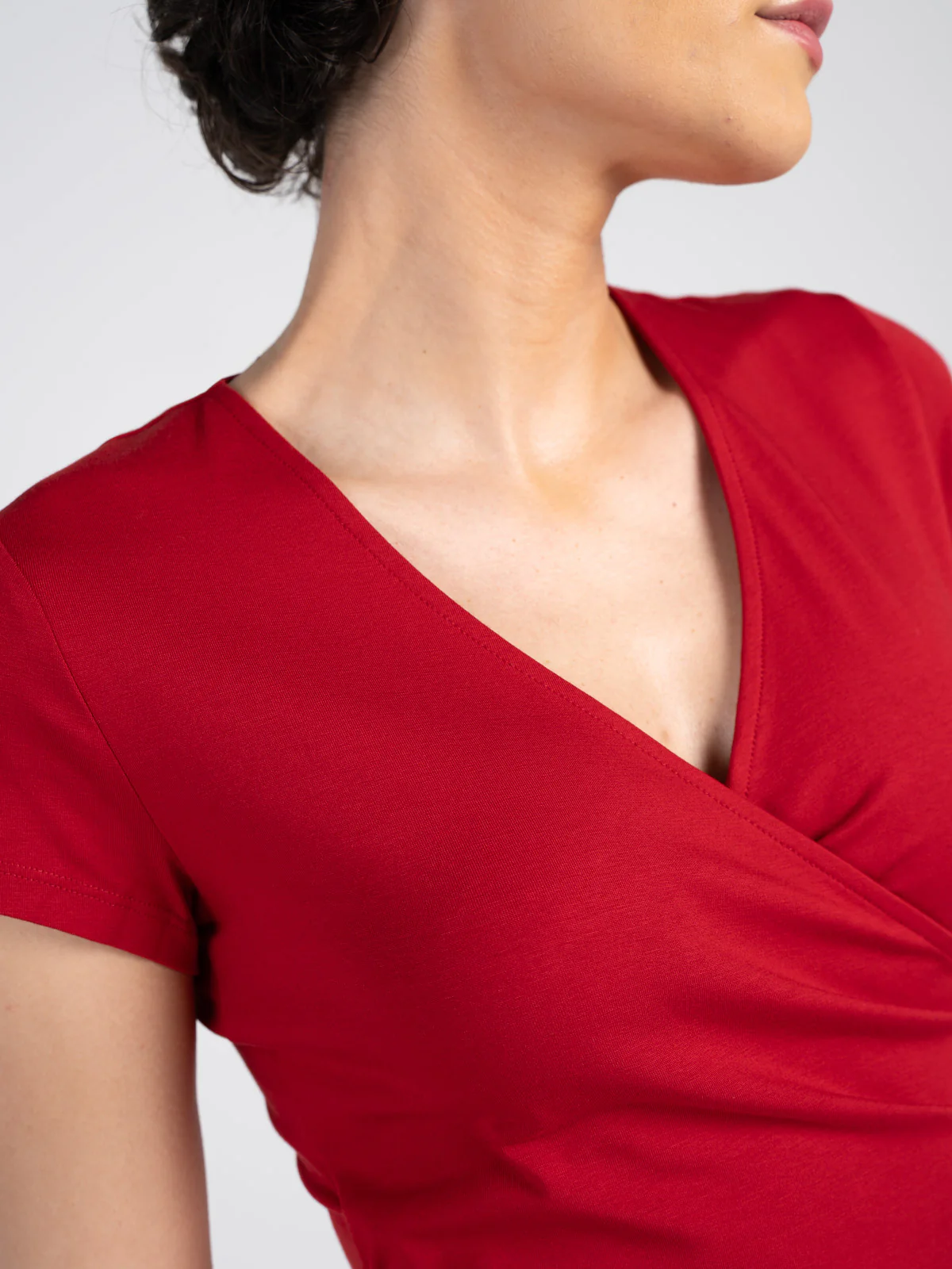 Faux Wrap Cap Sleeve - Image 33