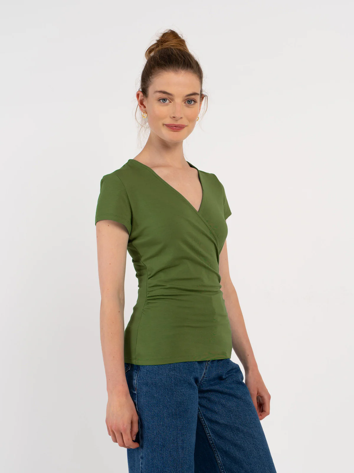 Faux Wrap Cap Sleeve - Image 36