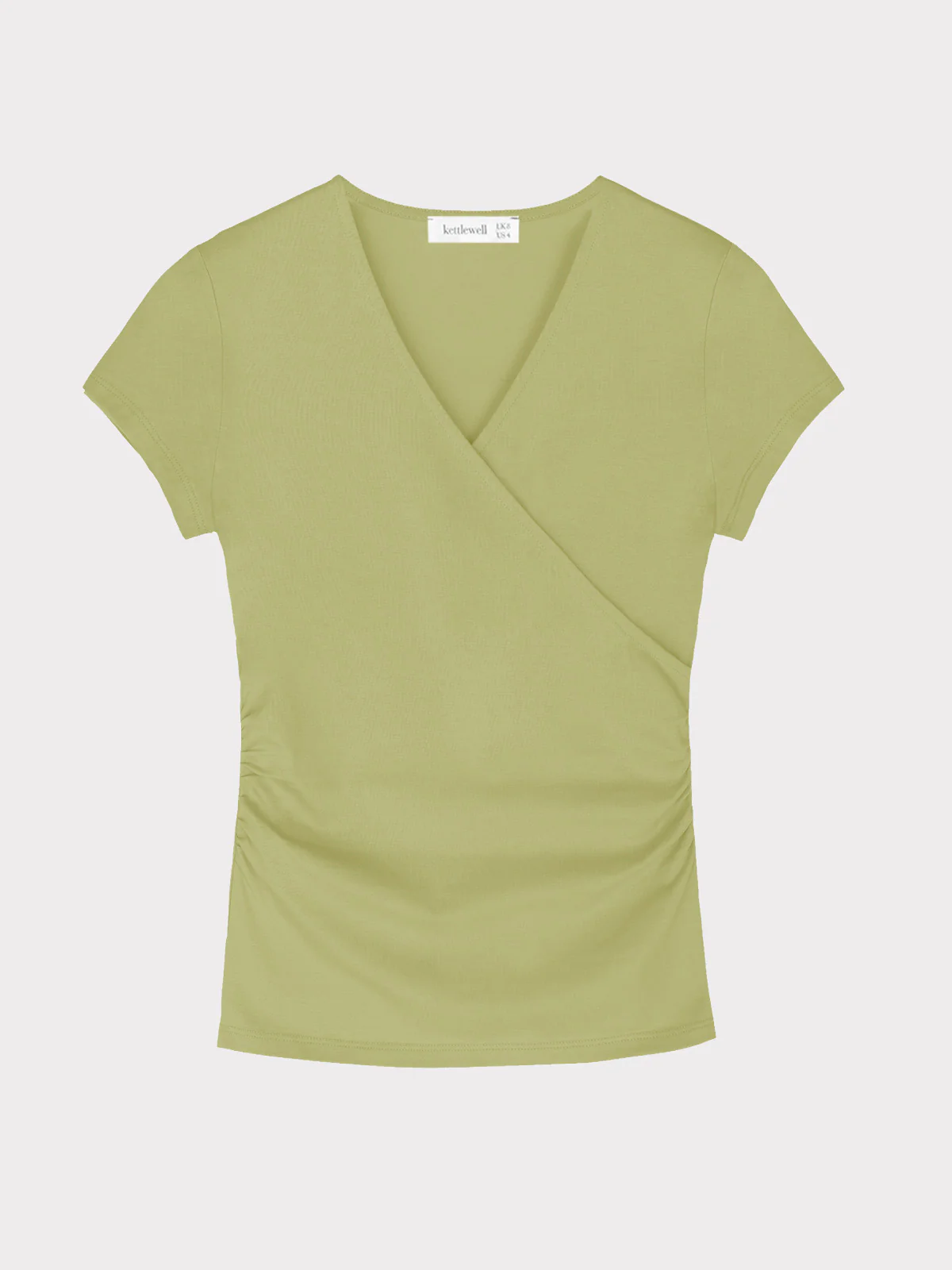 Faux Wrap Cap Sleeve - Image 4