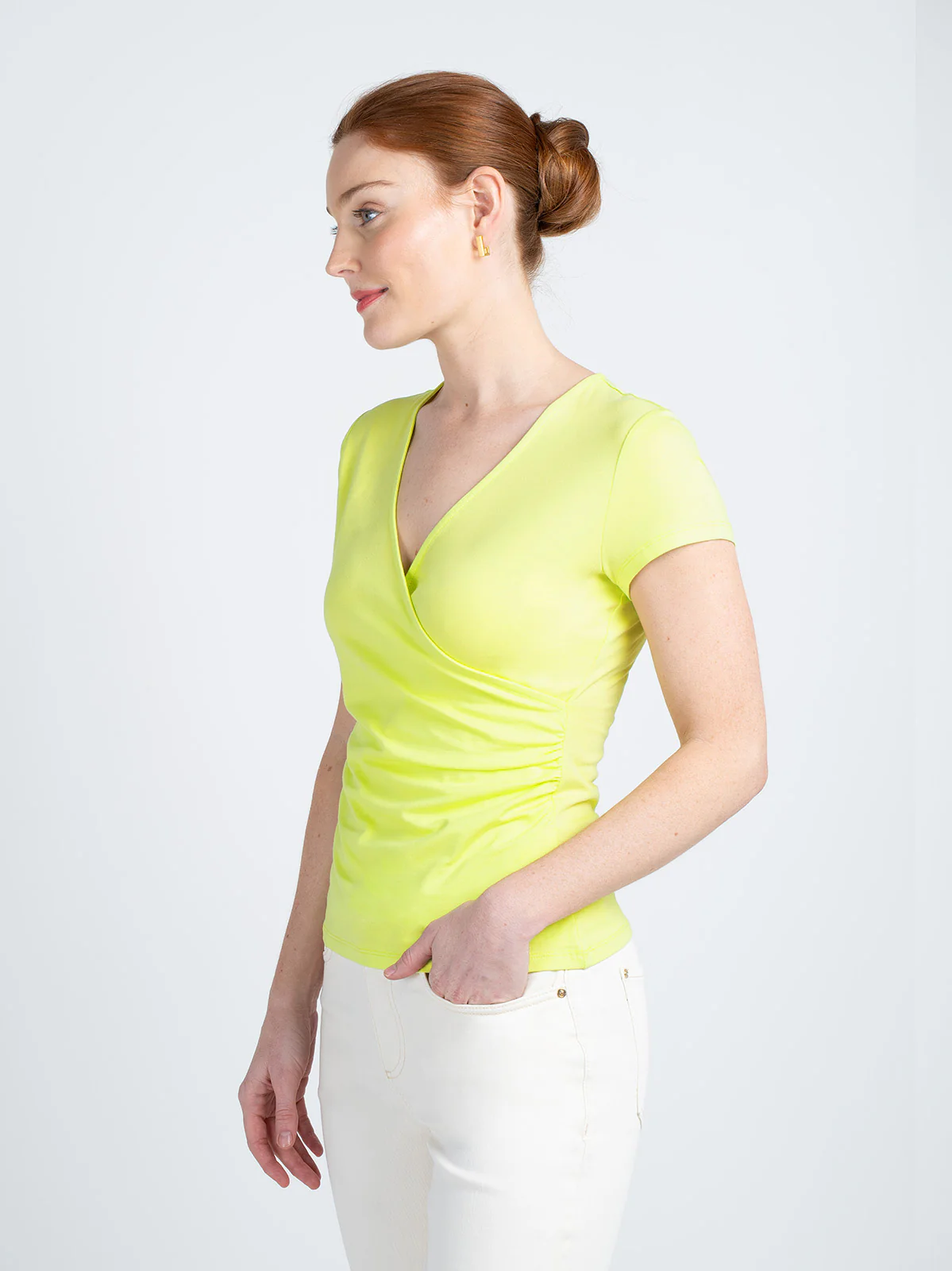 Faux Wrap Cap Sleeve - Image 45