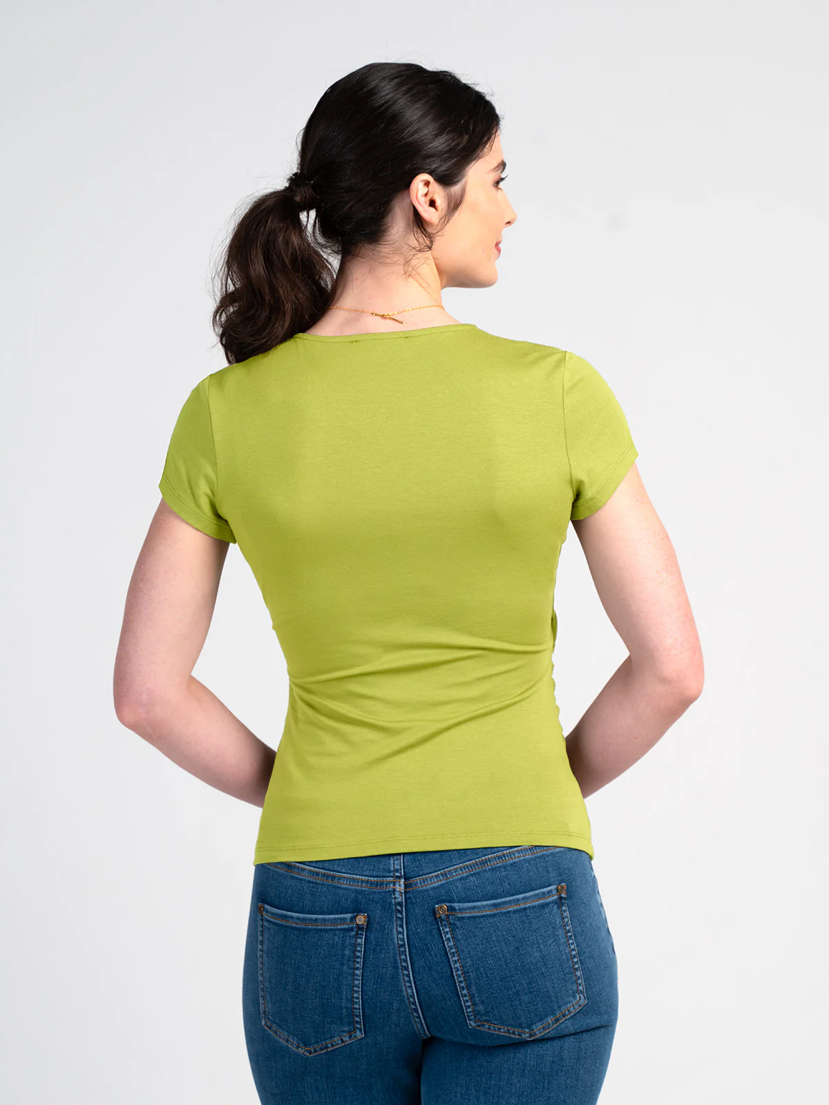 Faux Wrap Cap Sleeve - Image 7