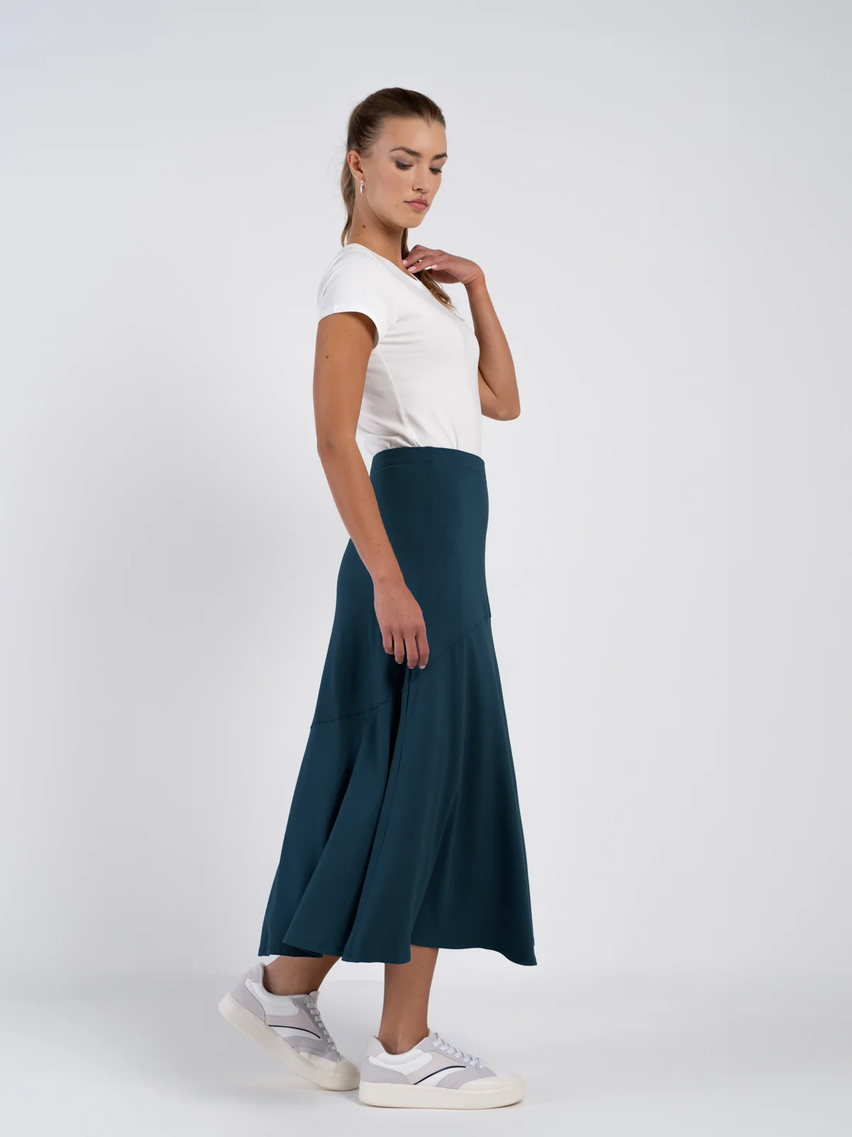 Jersey Maxi Skirt - Image 36