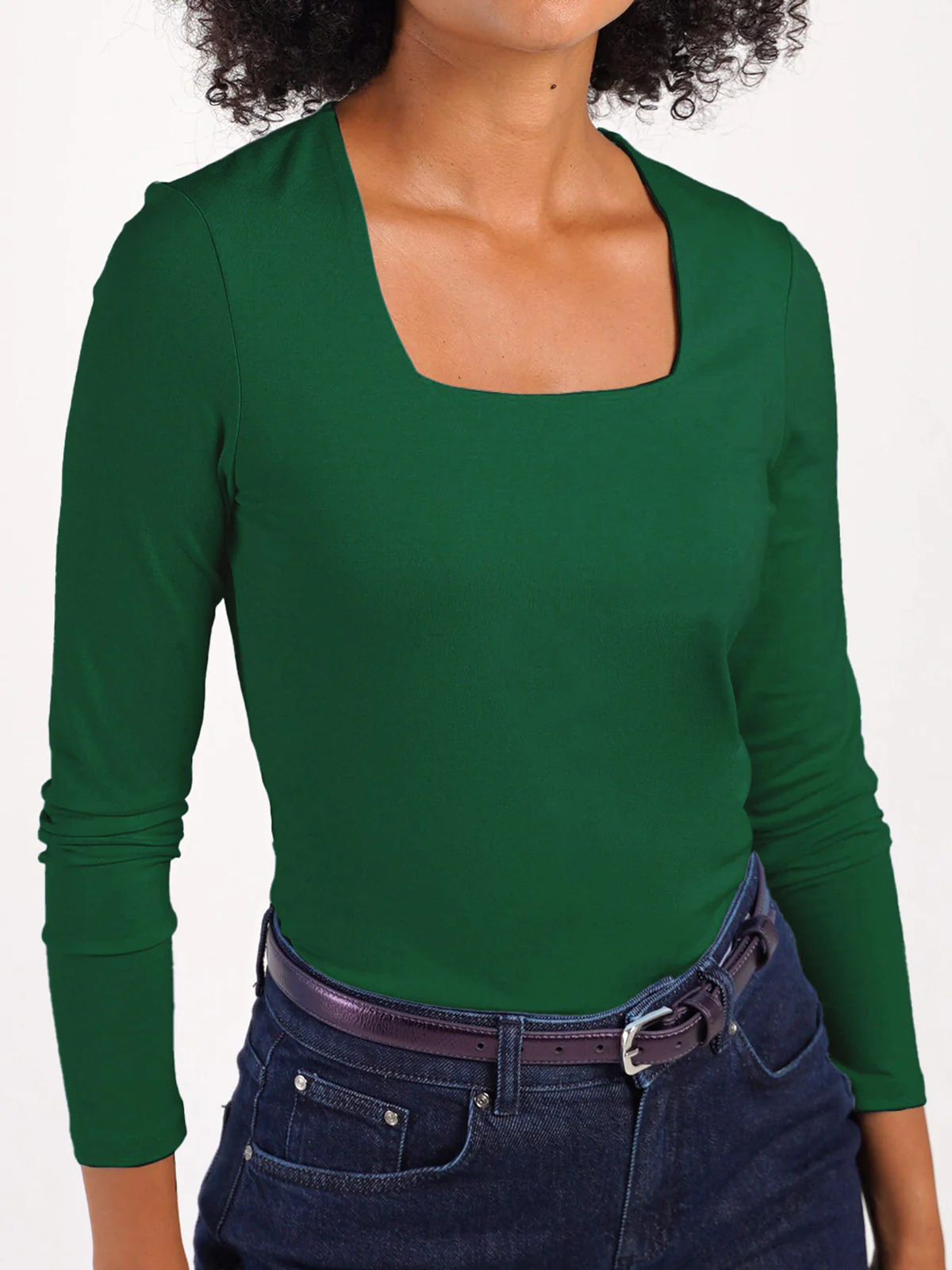 Jodi Square Neck Long Sleeve - Image 12
