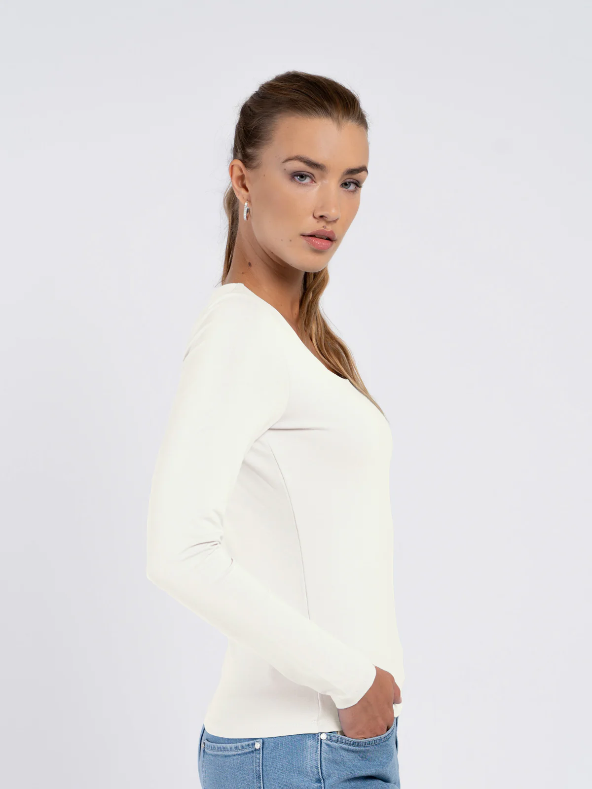 Jodi Square Neck Long Sleeve - Image 40