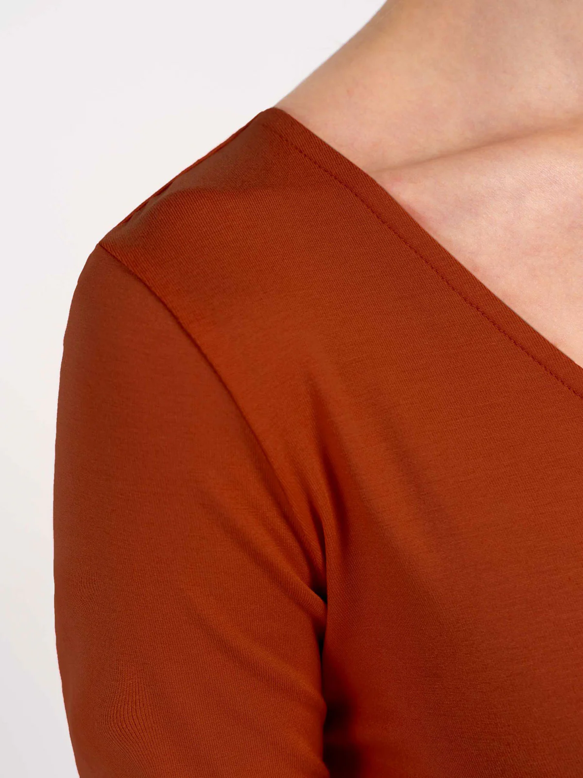 Long Sleeve Faux Wrap - Image 18