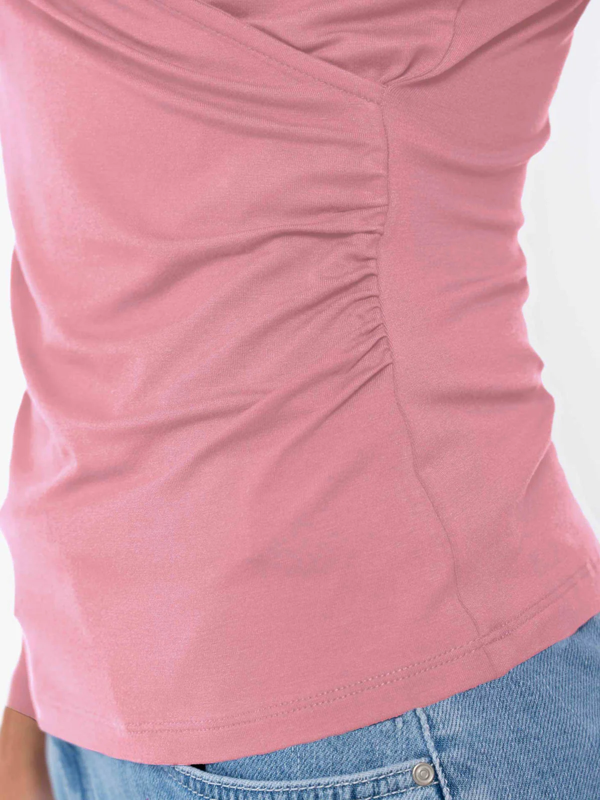 Long Sleeve Faux Wrap - Image 24