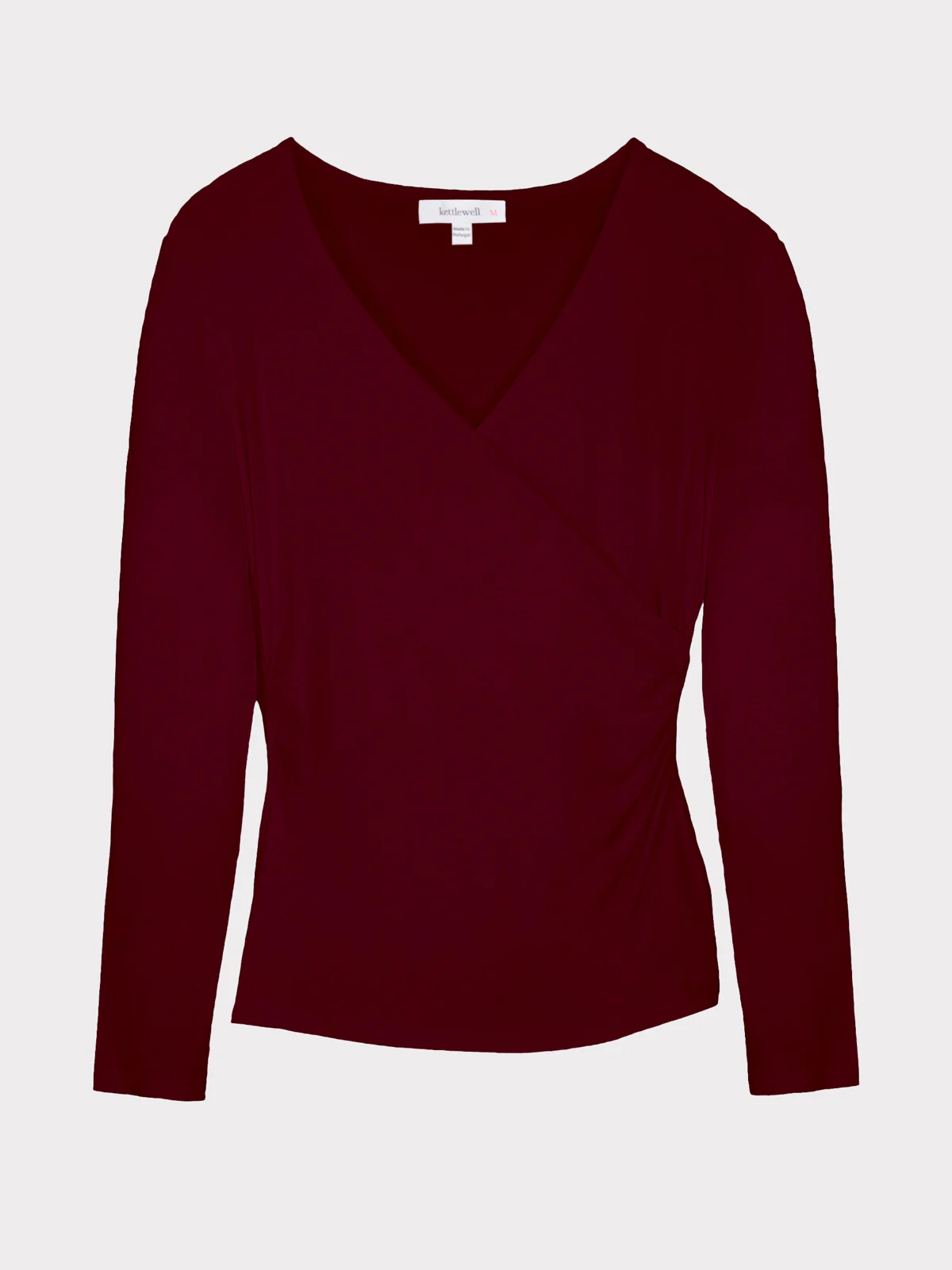 Long Sleeve Faux Wrap - Image 34