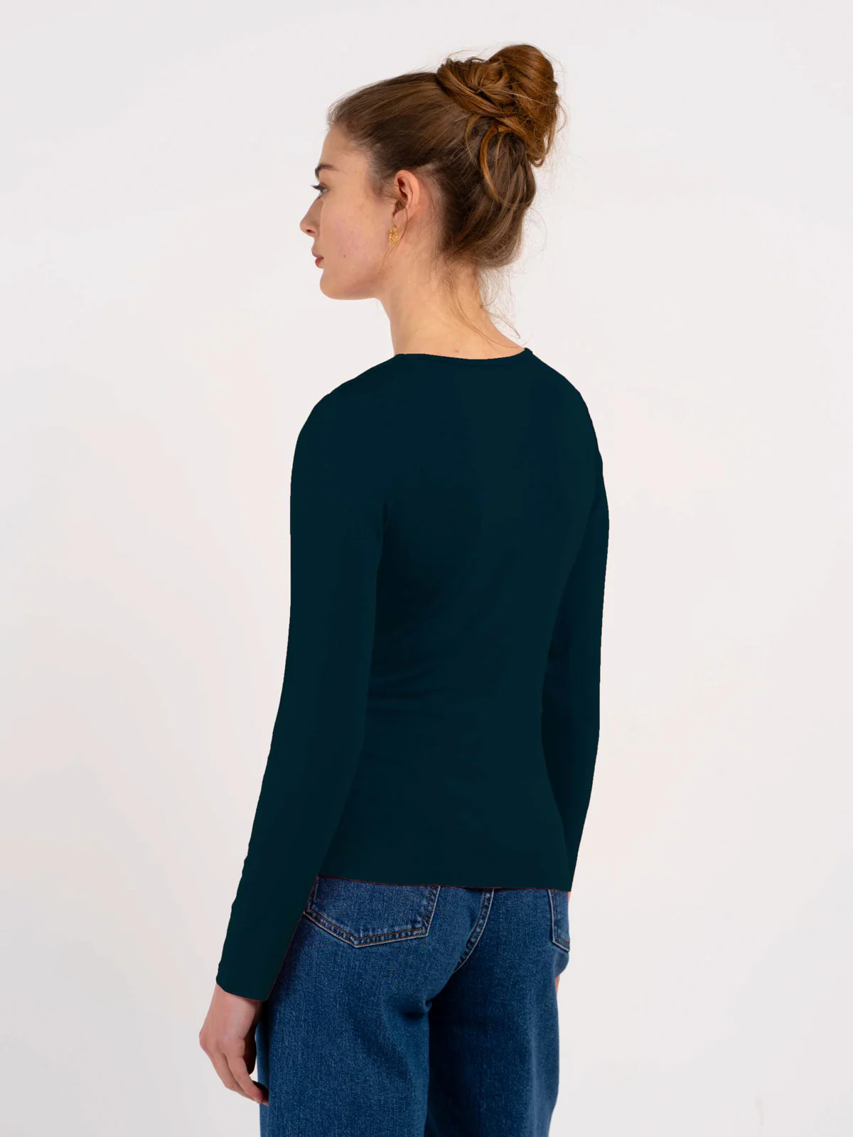 Long Sleeve Faux Wrap - Image 43