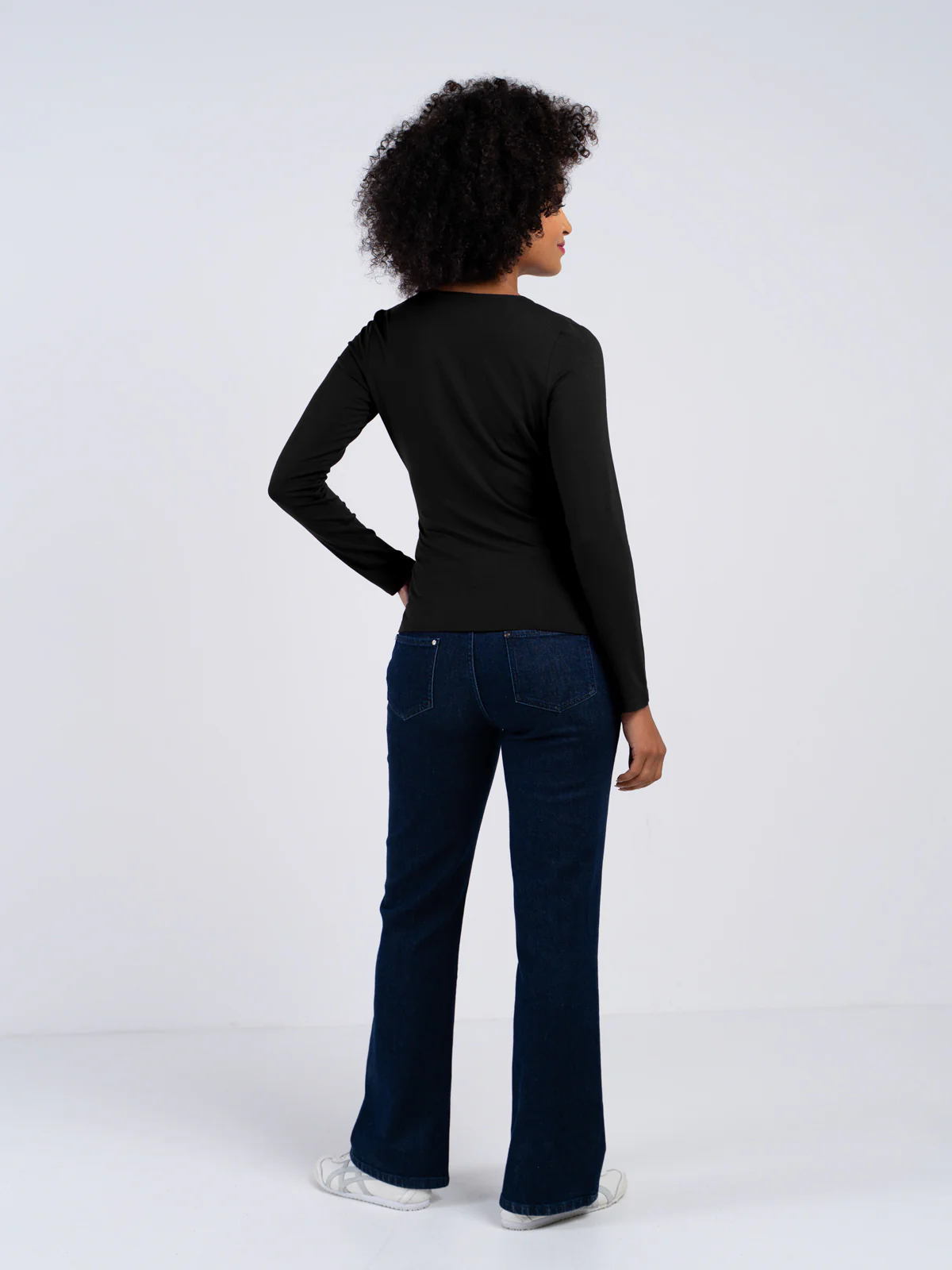 Long Sleeve Faux Wrap - Image 7