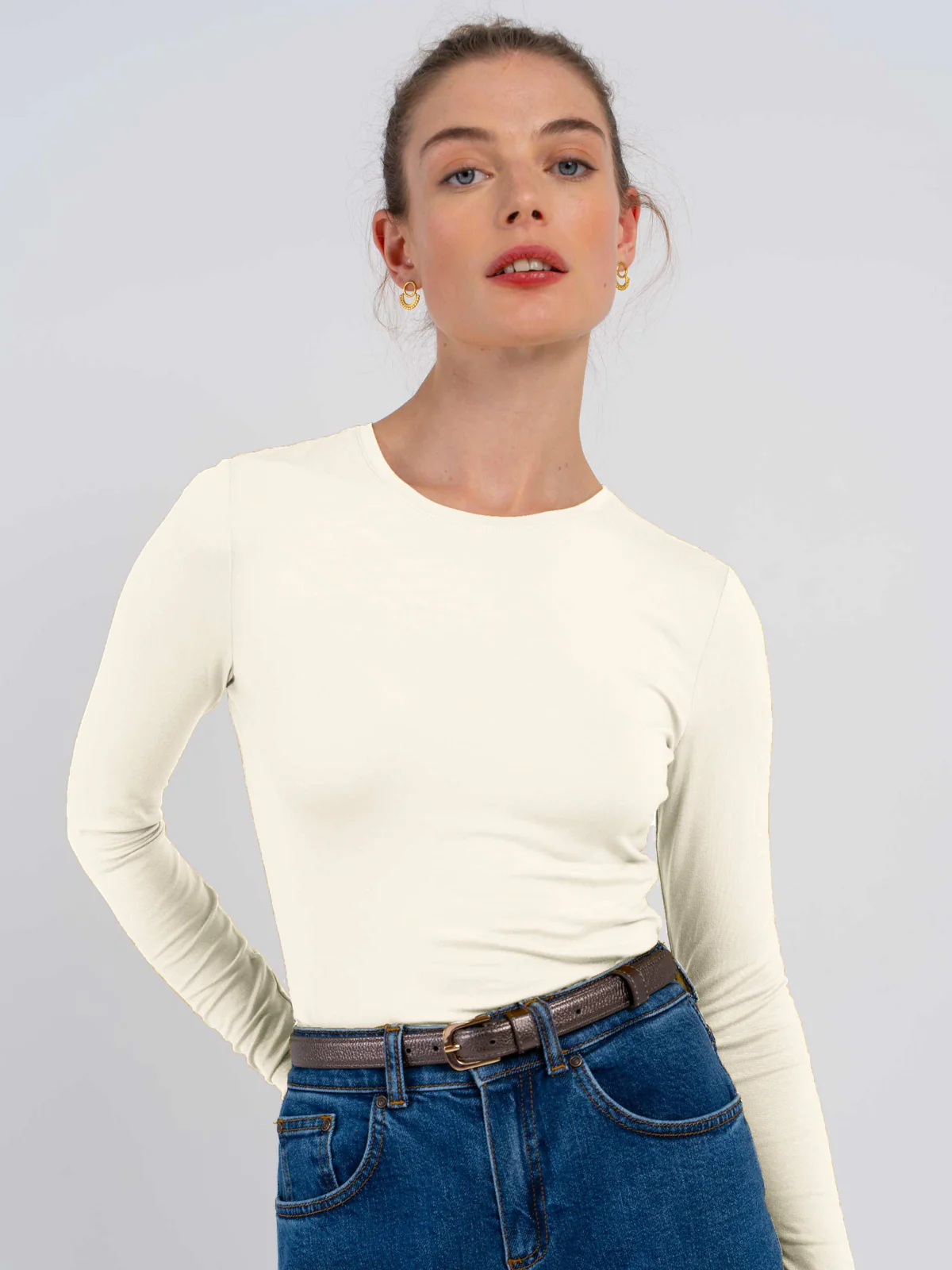 Silky Crew Neck - Image 45
