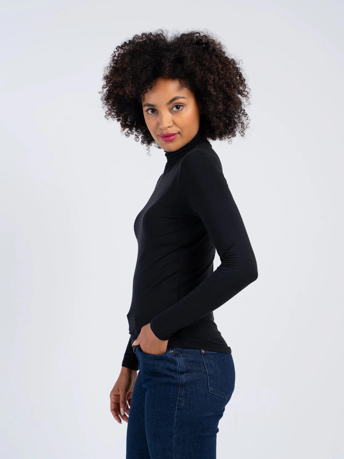 Silky Roll Neck - Image 15
