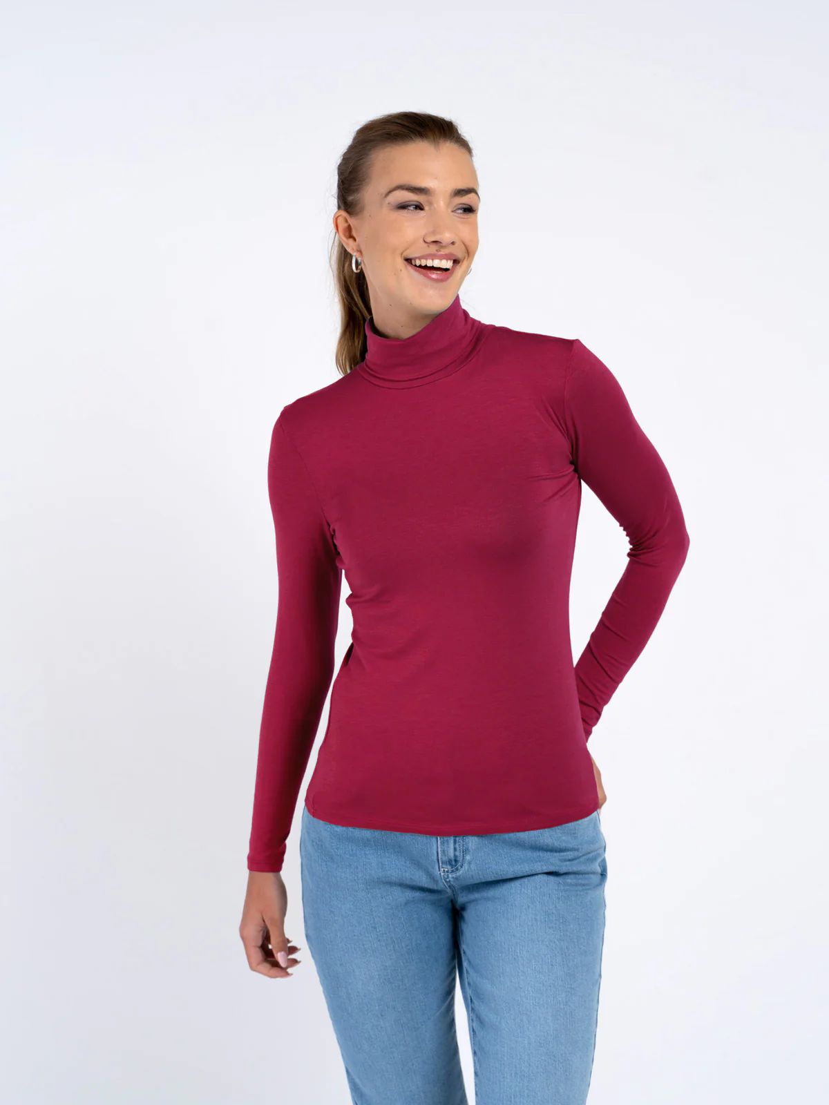 Silky Roll Neck - Image 18
