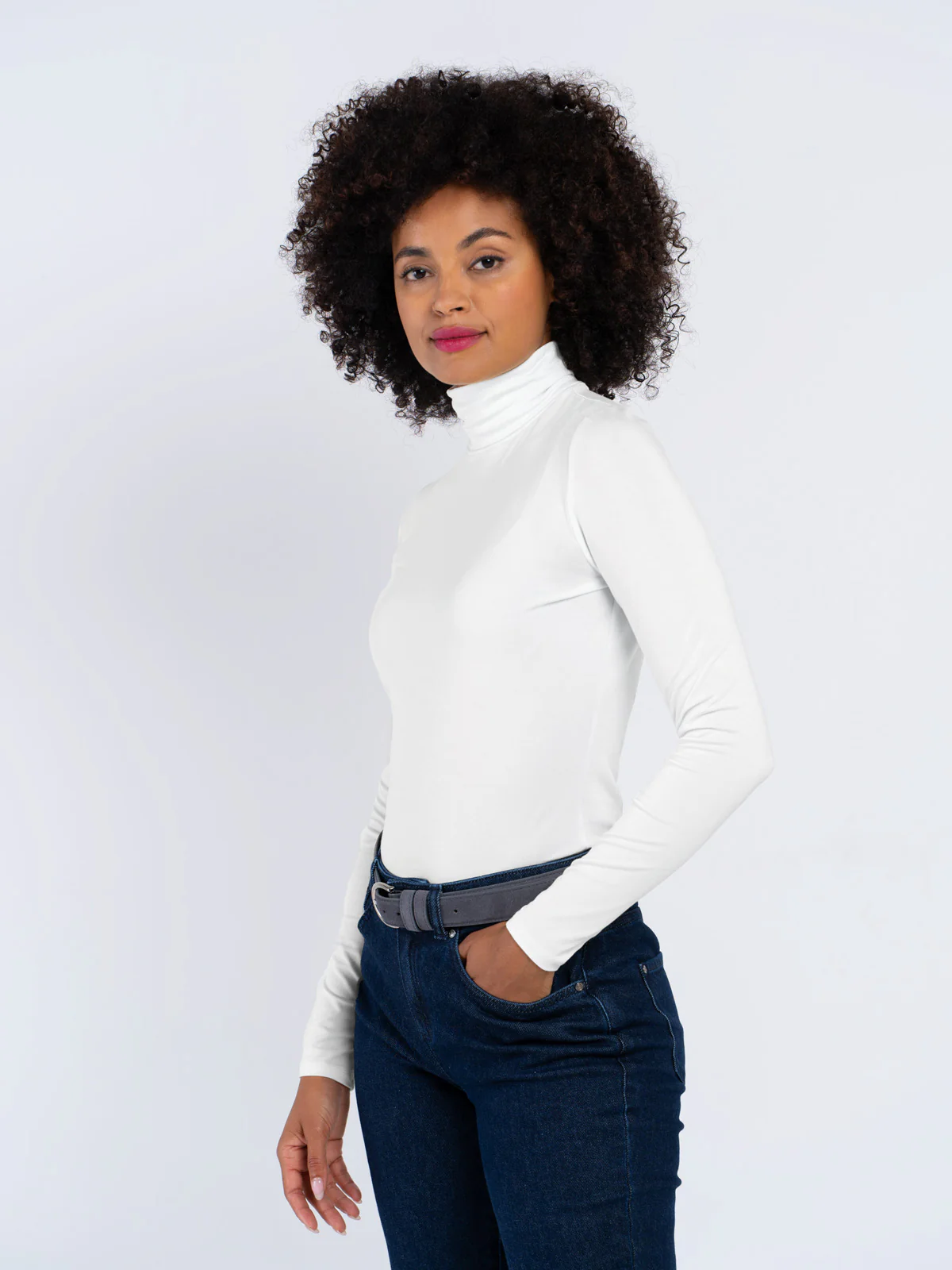 Silky Roll Neck - Image 28