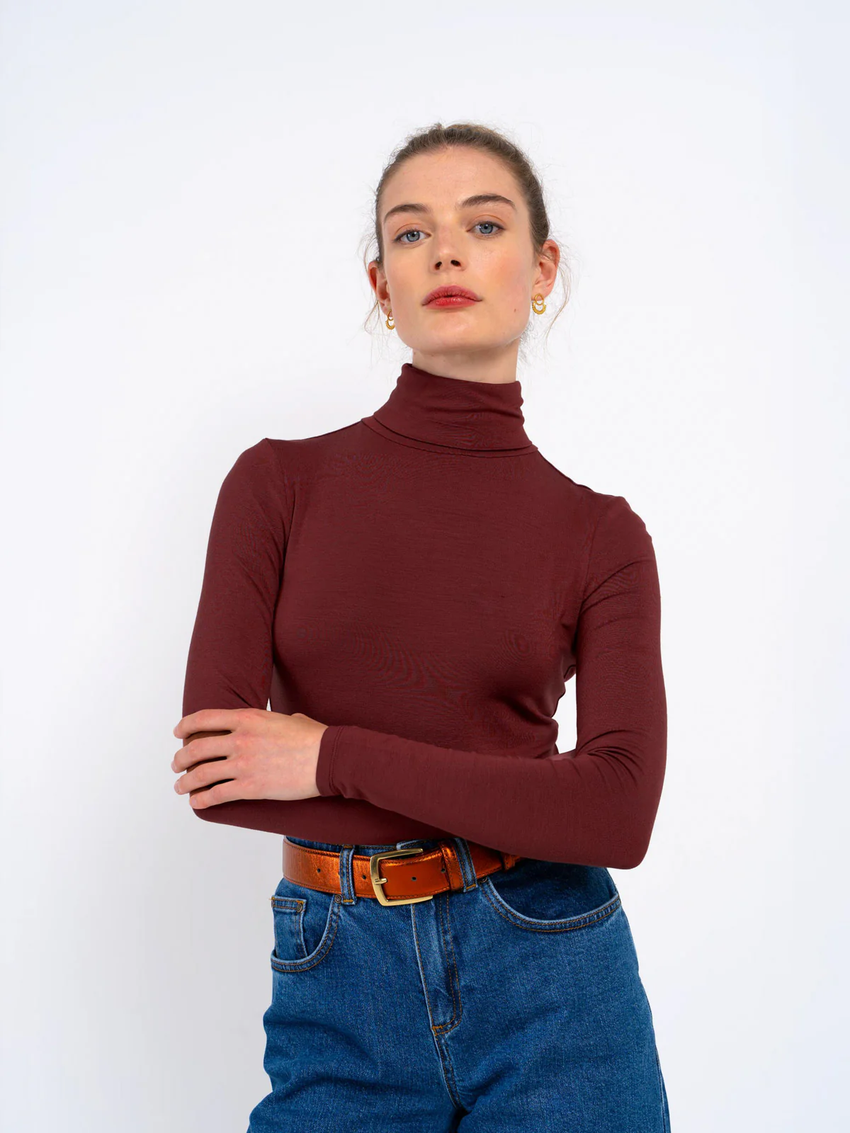 Silky Roll Neck - Image 31