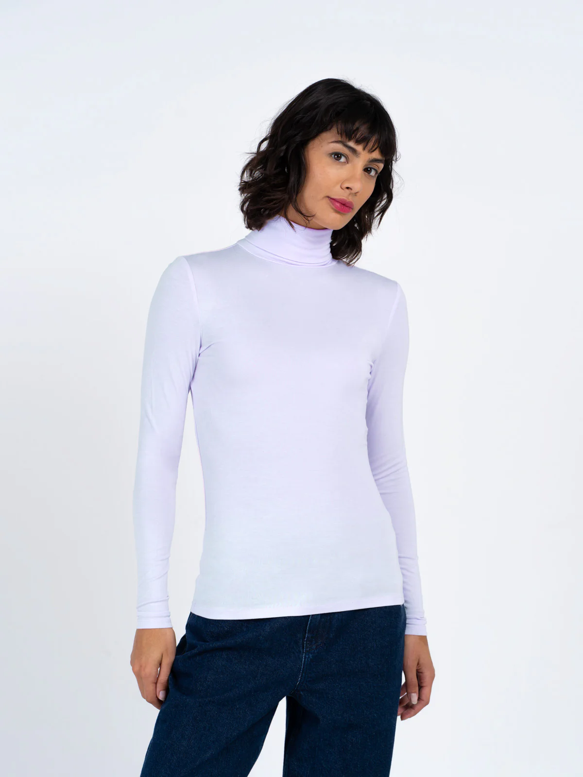 Silky Roll Neck - Image 47