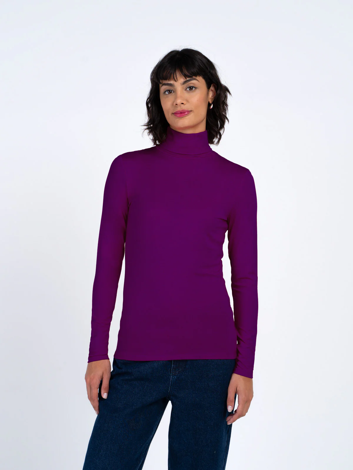 Silky Roll Neck - Image 6