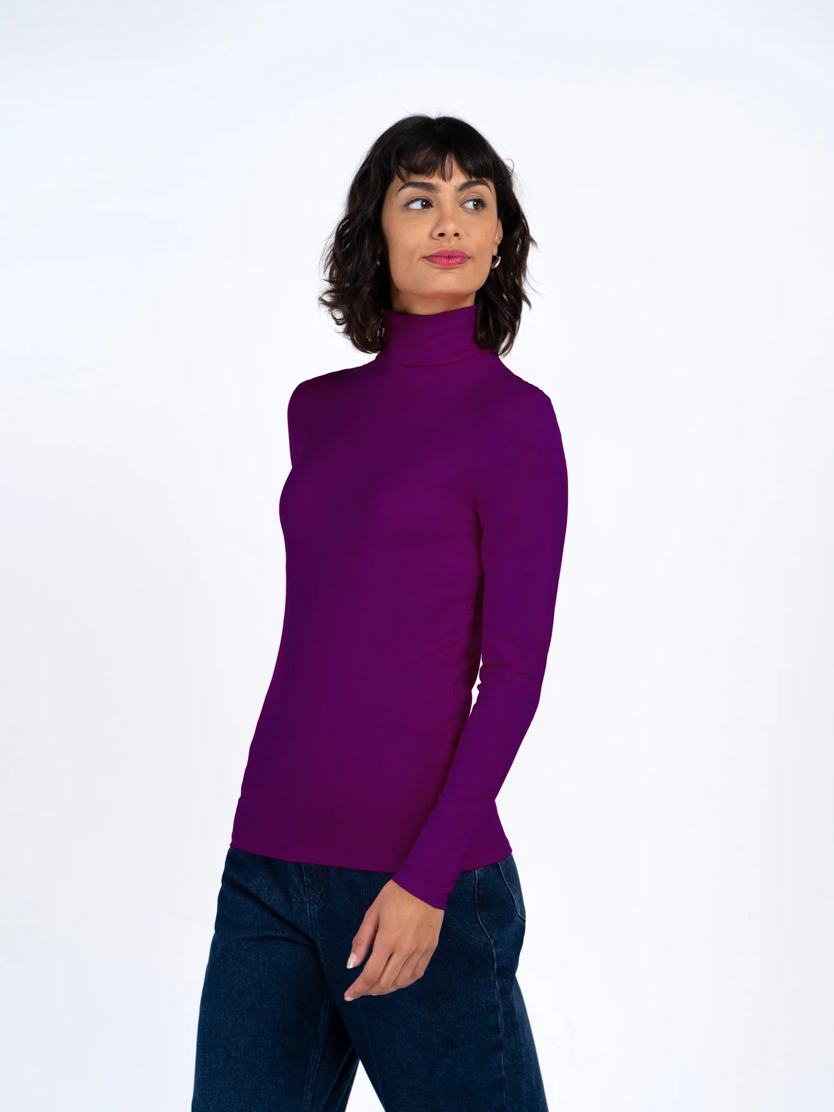 Silky Roll Neck - Image 7