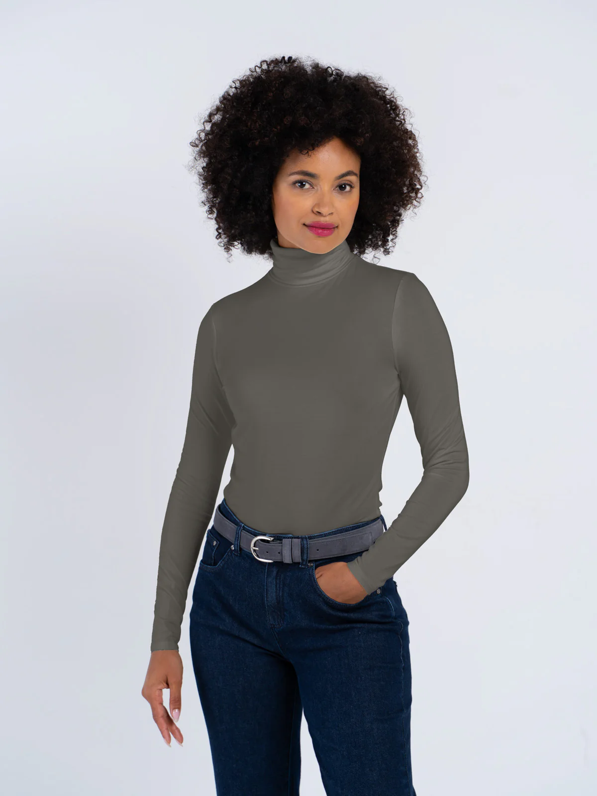 Silky Roll Neck - Image 72