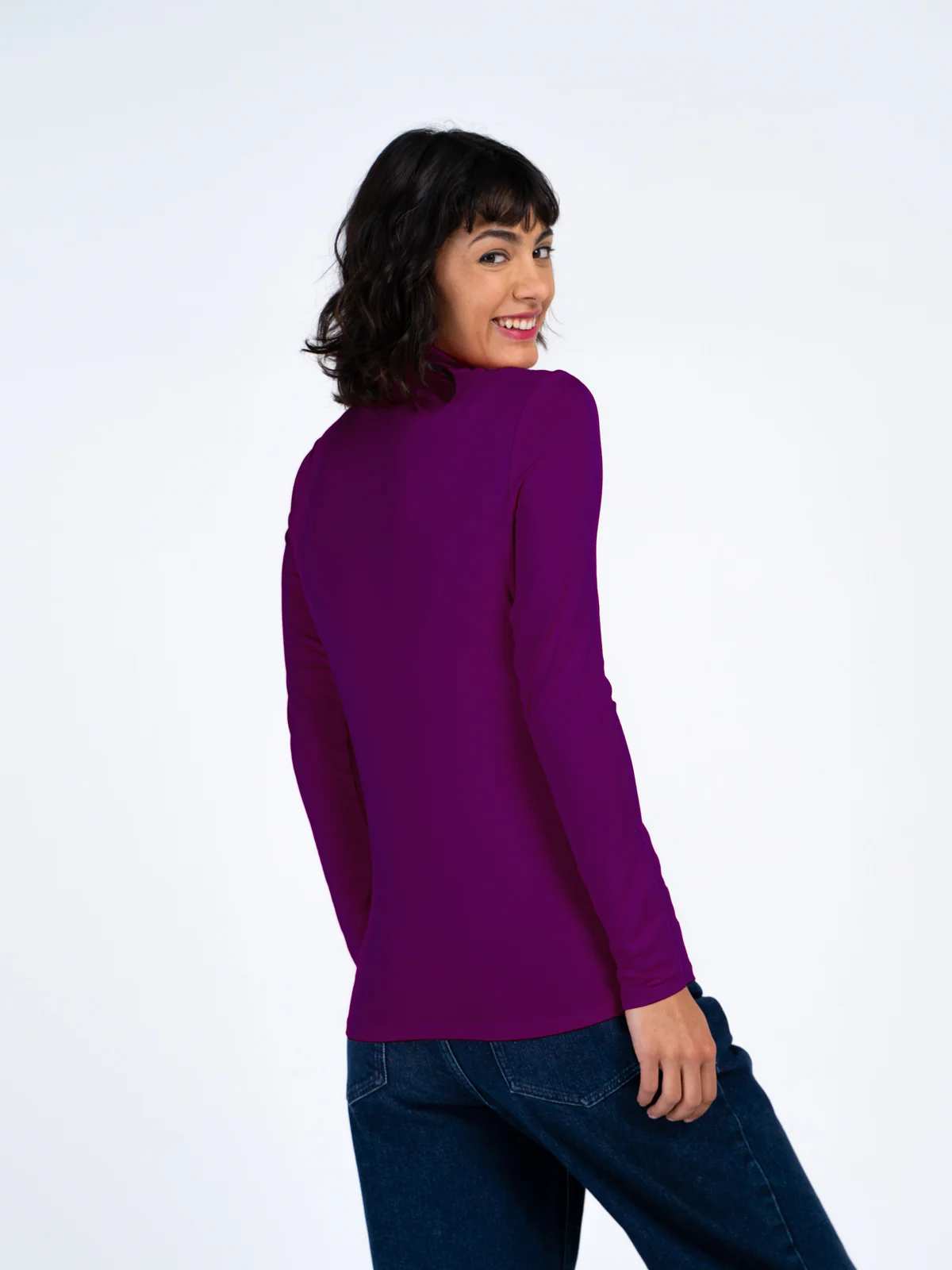 Silky Roll Neck - Image 8