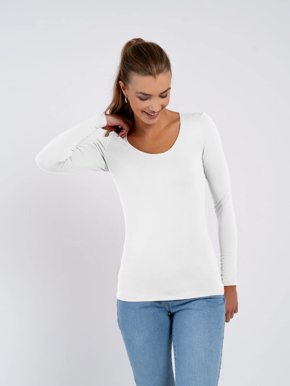 Silky Scoop Neck - Image 13